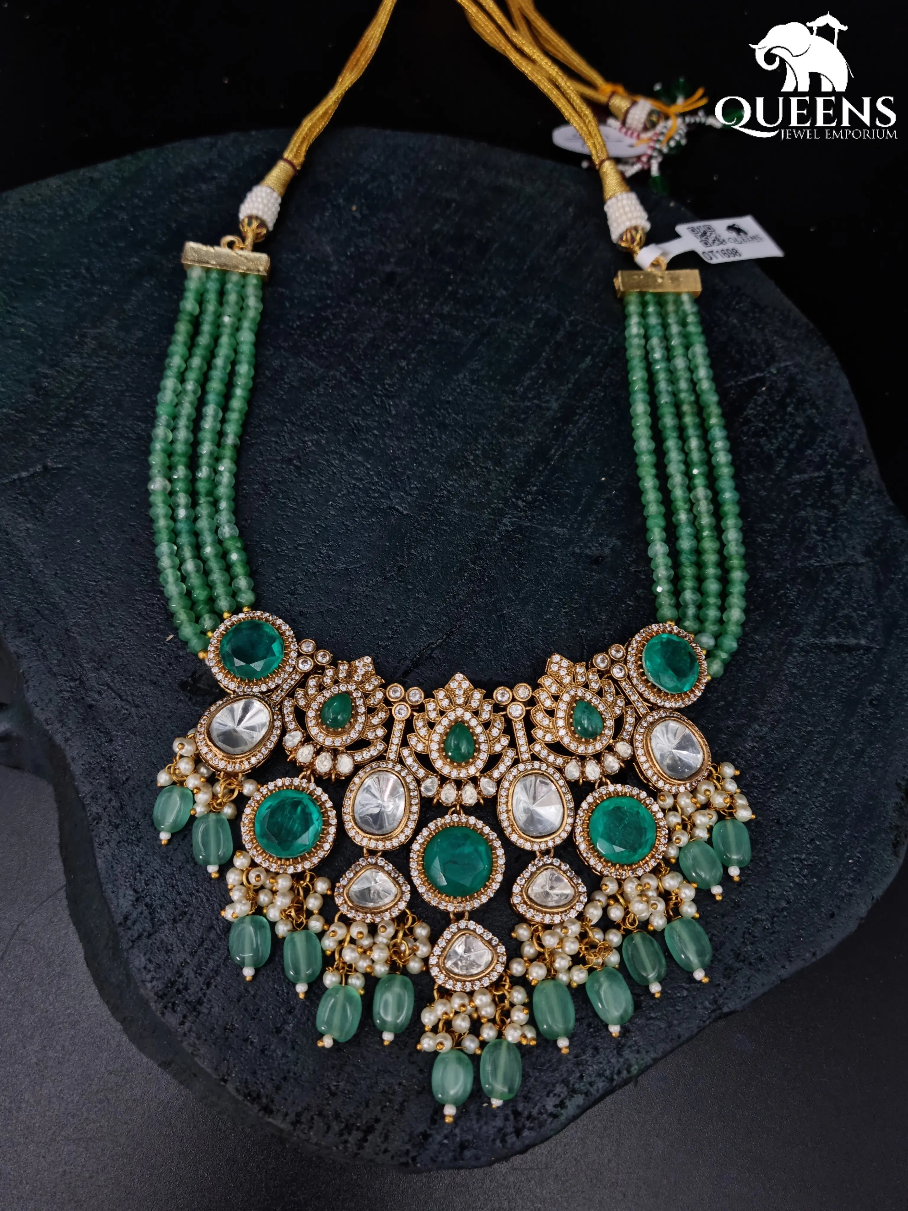 MANISHA VICTORIAN NECKLACE - Queens Jewel Emporium