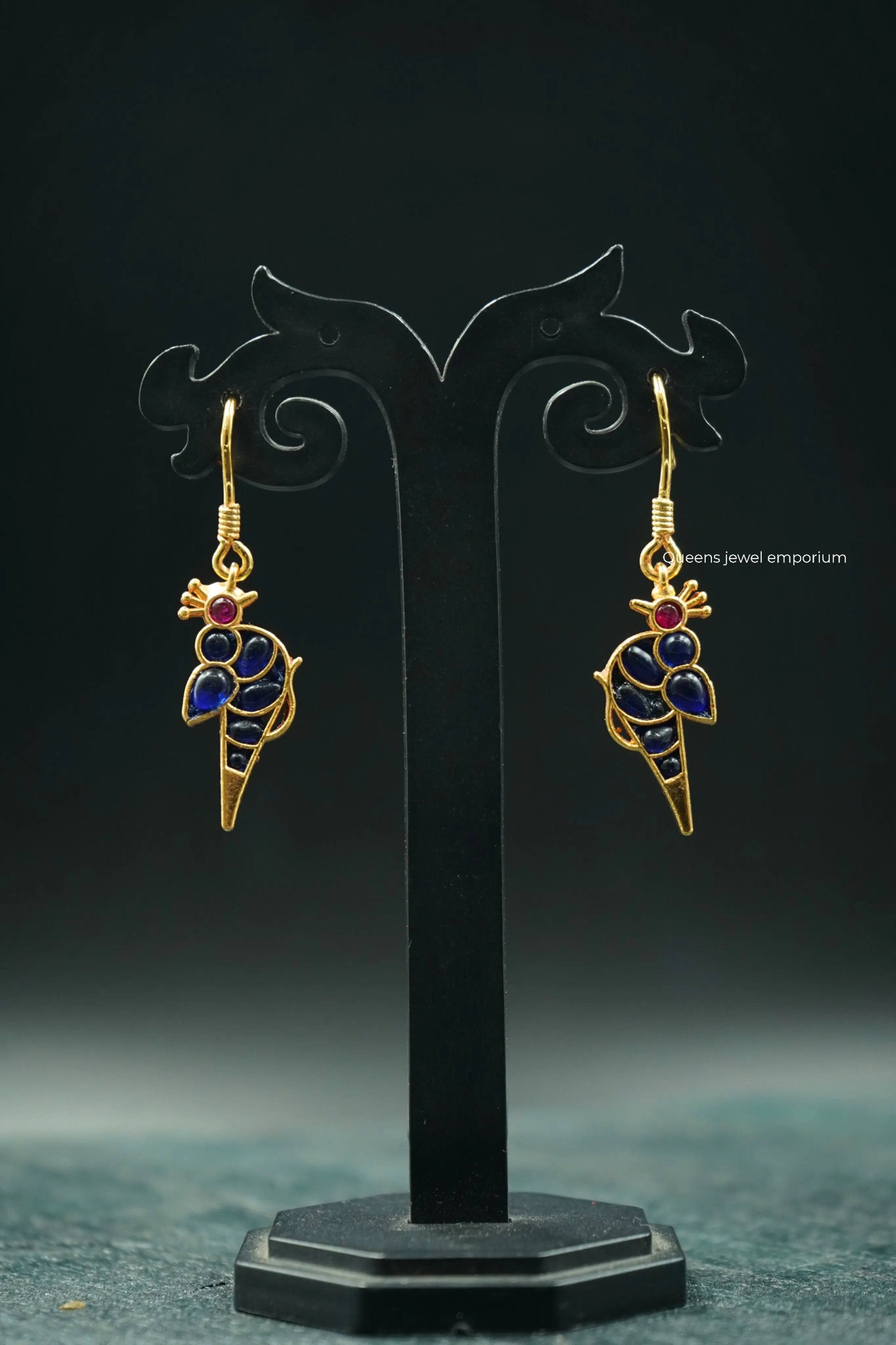 MATHU  NECKLACE SET - NAVY BLUE - Queens Jewel Emporium
