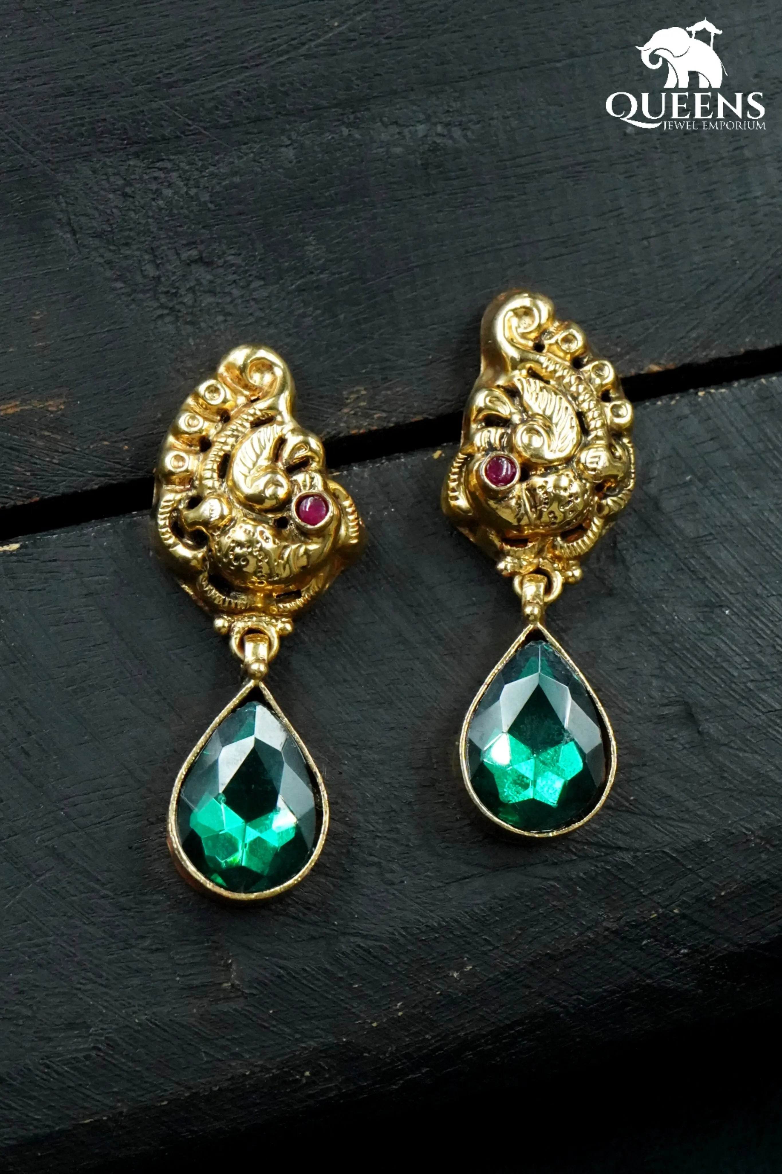 MAYIL STUD - Queens Jewel Emporium