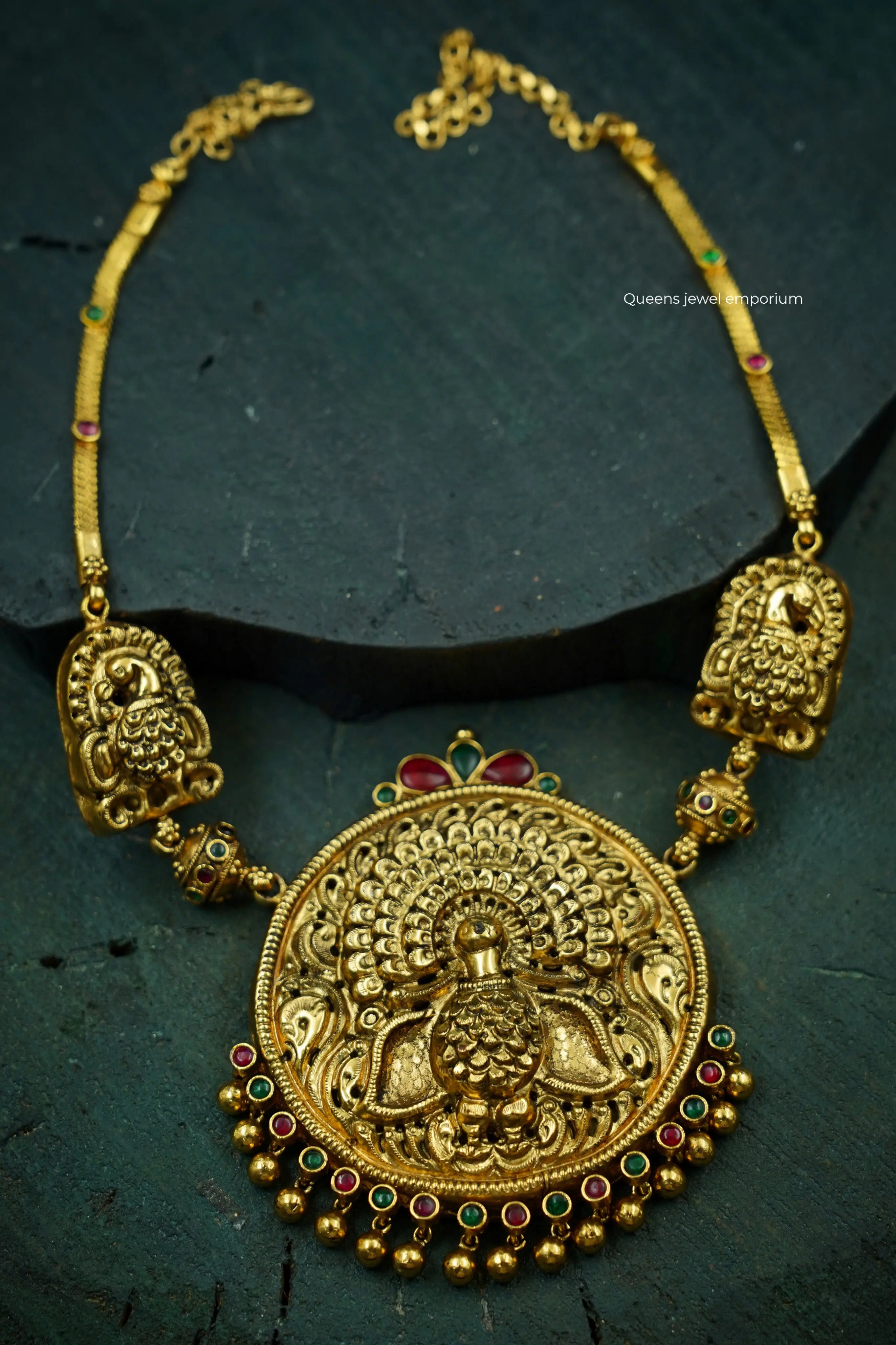 MAYILMANI NECKLACE - Queens Jewel Emporium