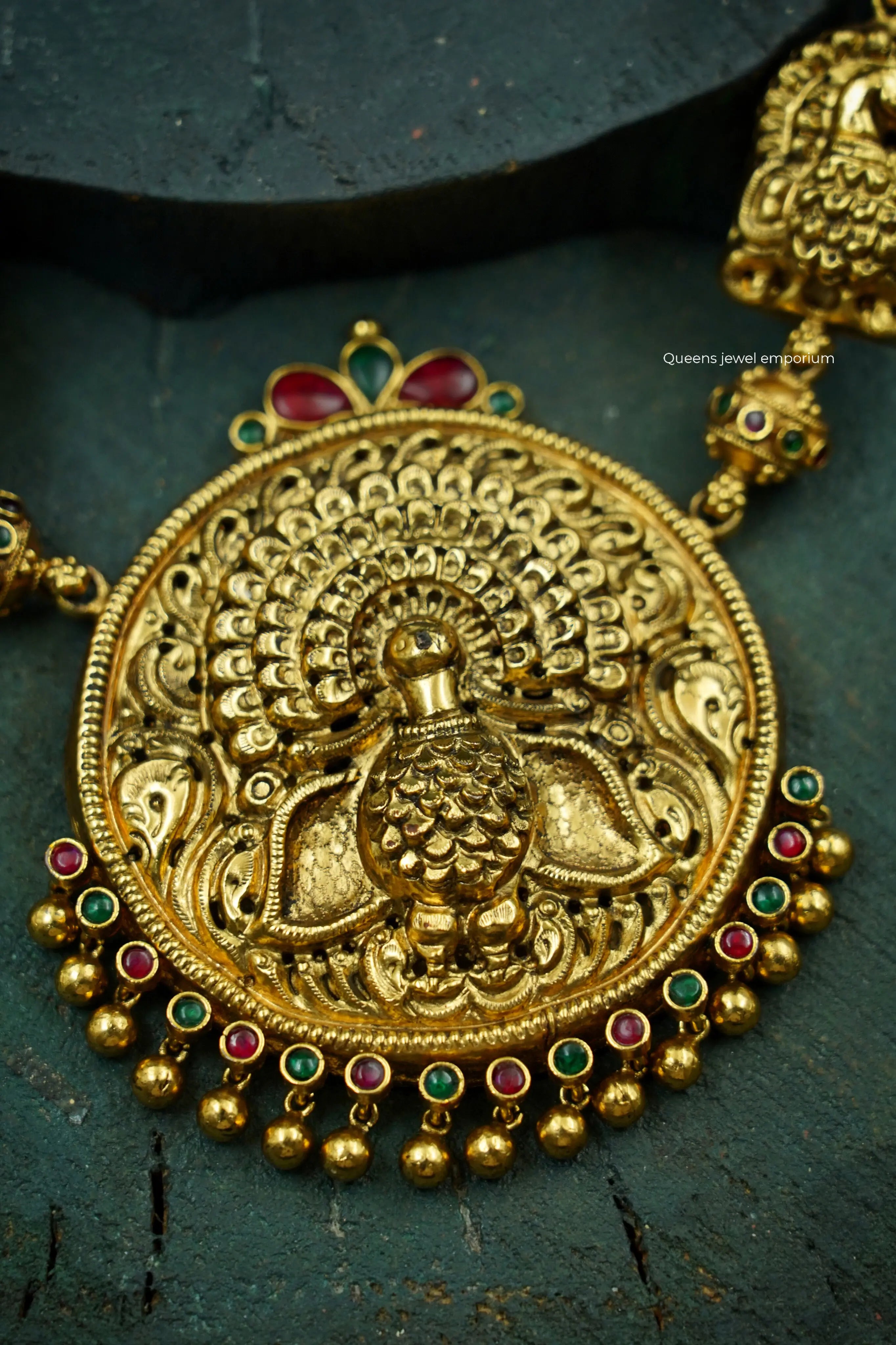 MAYILMANI NECKLACE - Queens Jewel Emporium