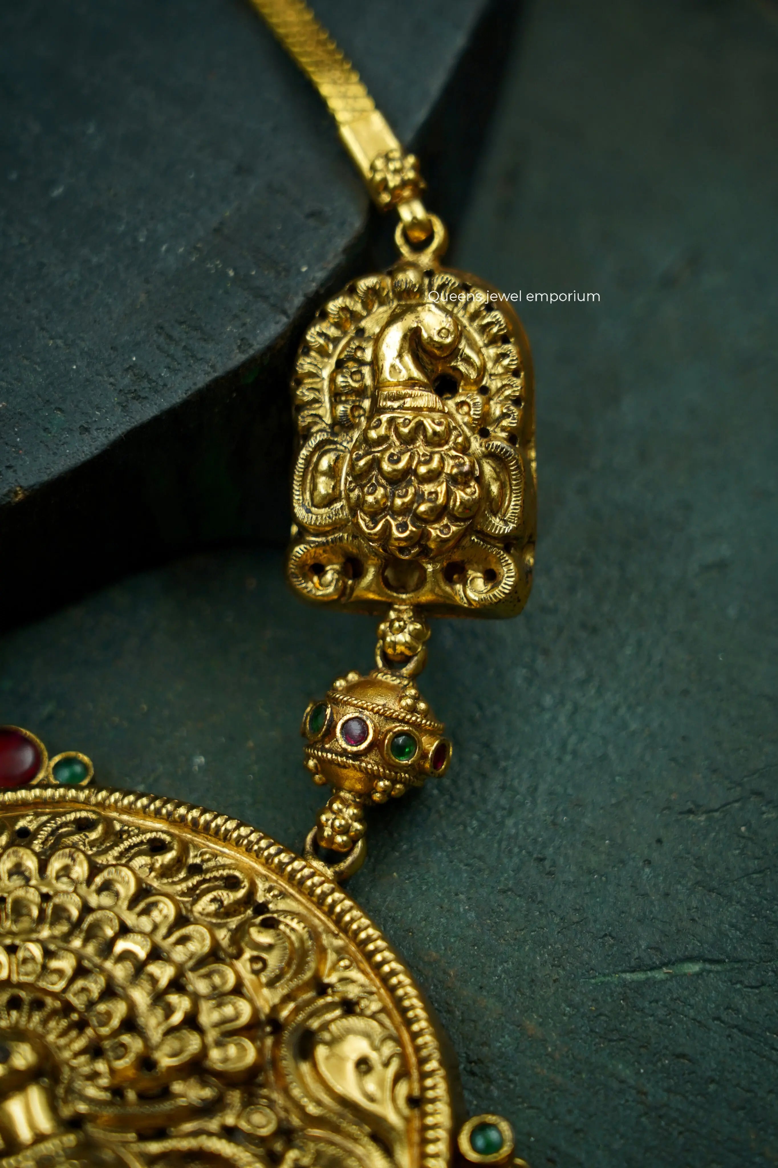 MAYILMANI NECKLACE - Queens Jewel Emporium