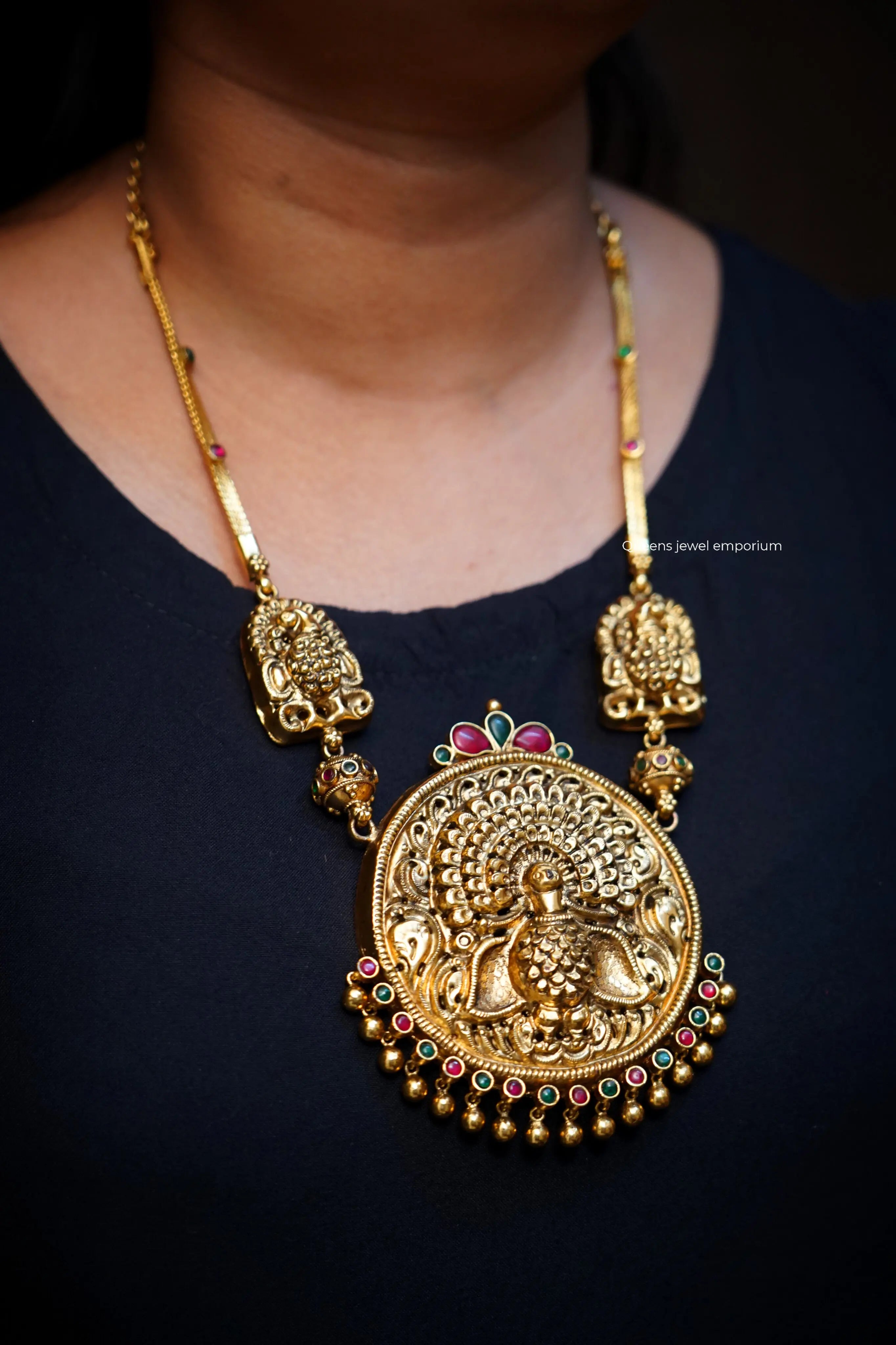 MAYILMANI NECKLACE - Queens Jewel Emporium