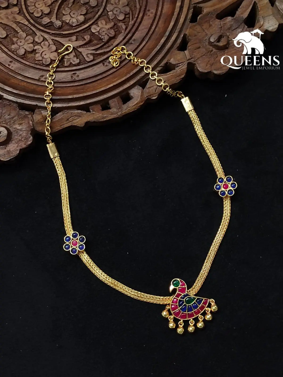 MAYURAM KEMP NECKLACE - Queens Jewel Emporium