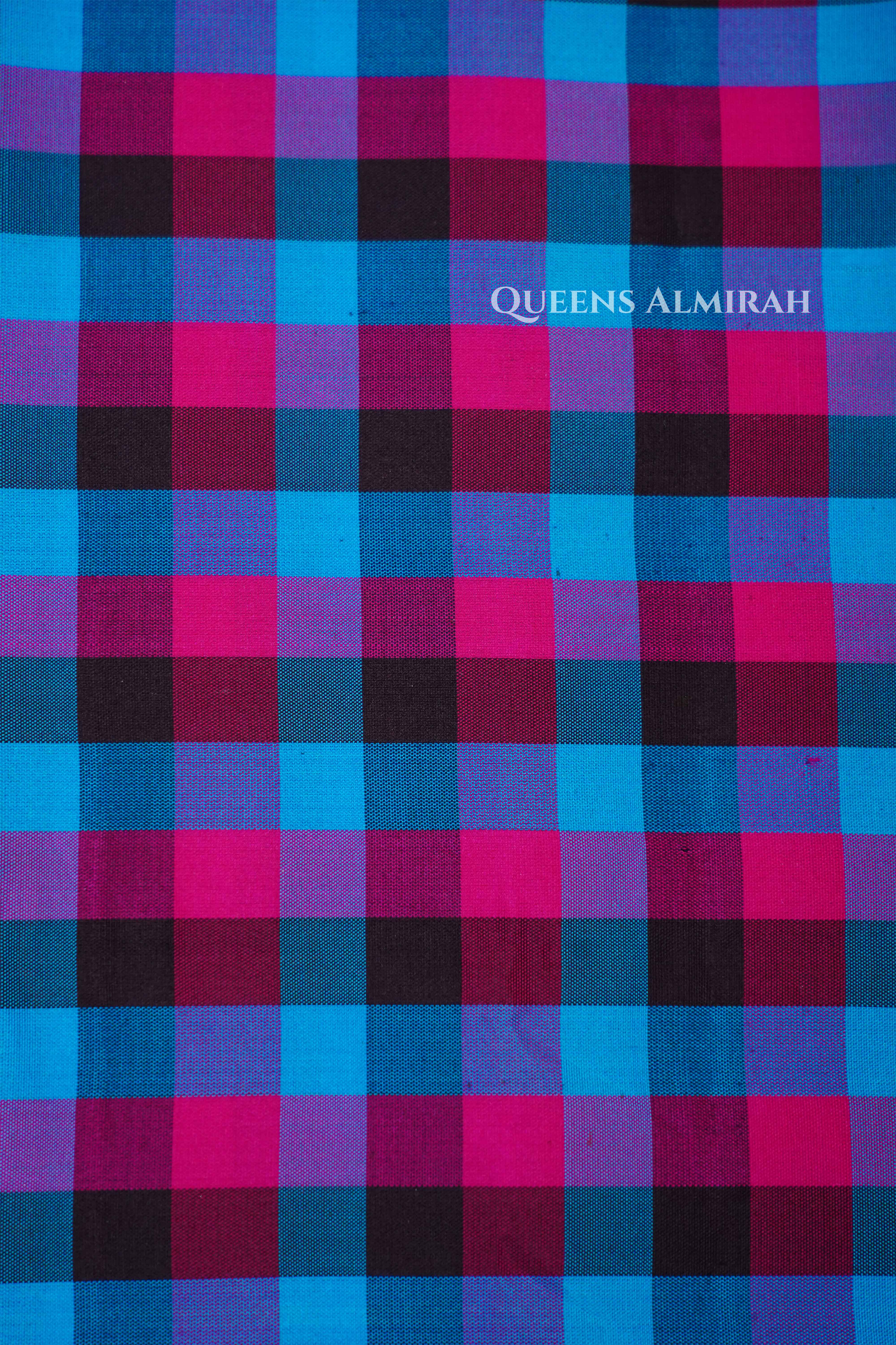 Multi Checks Kuravanji Silk Saree QUEENS ALMIRAH
