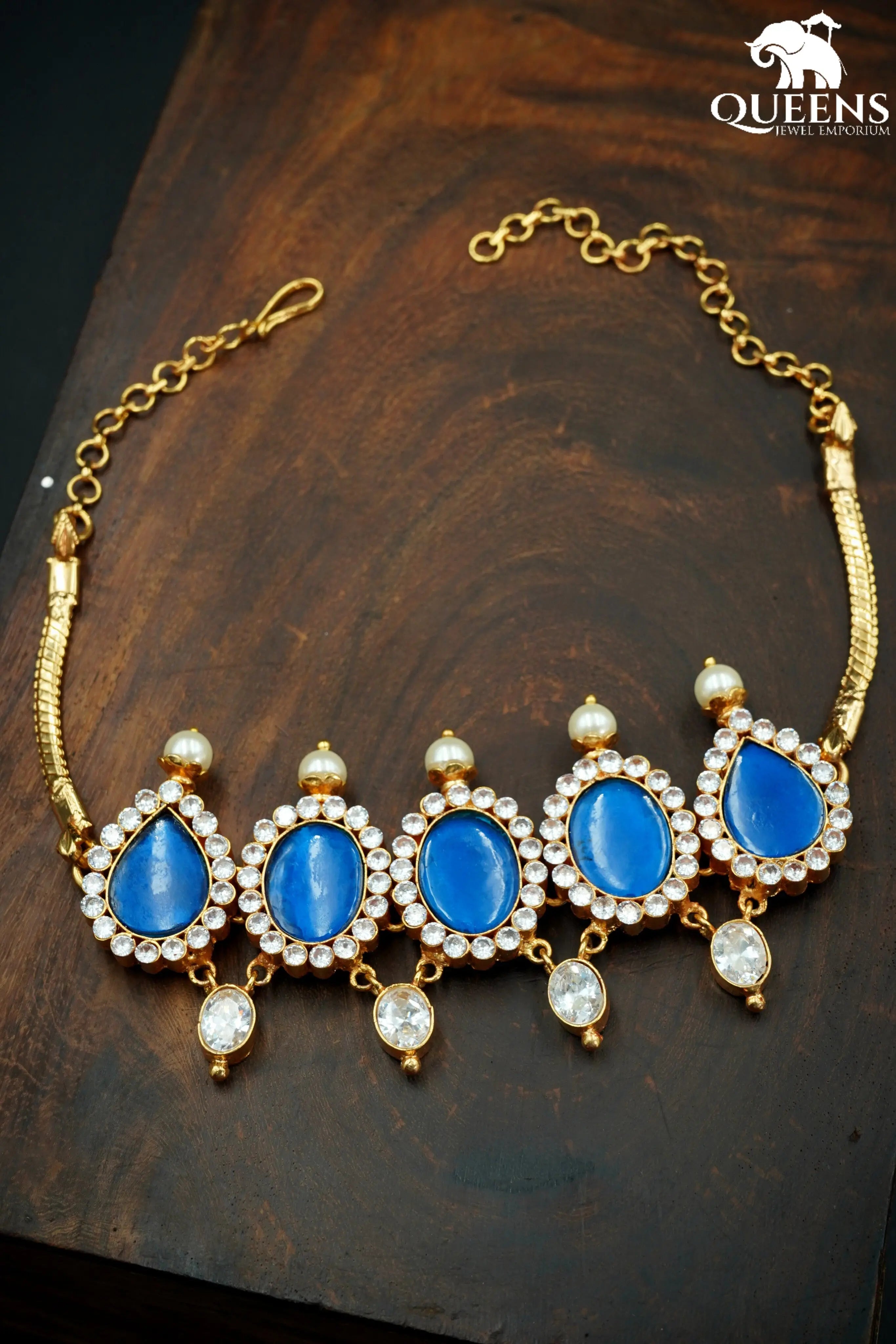 NEELAVENI CHOKER - Queens Jewel Emporium