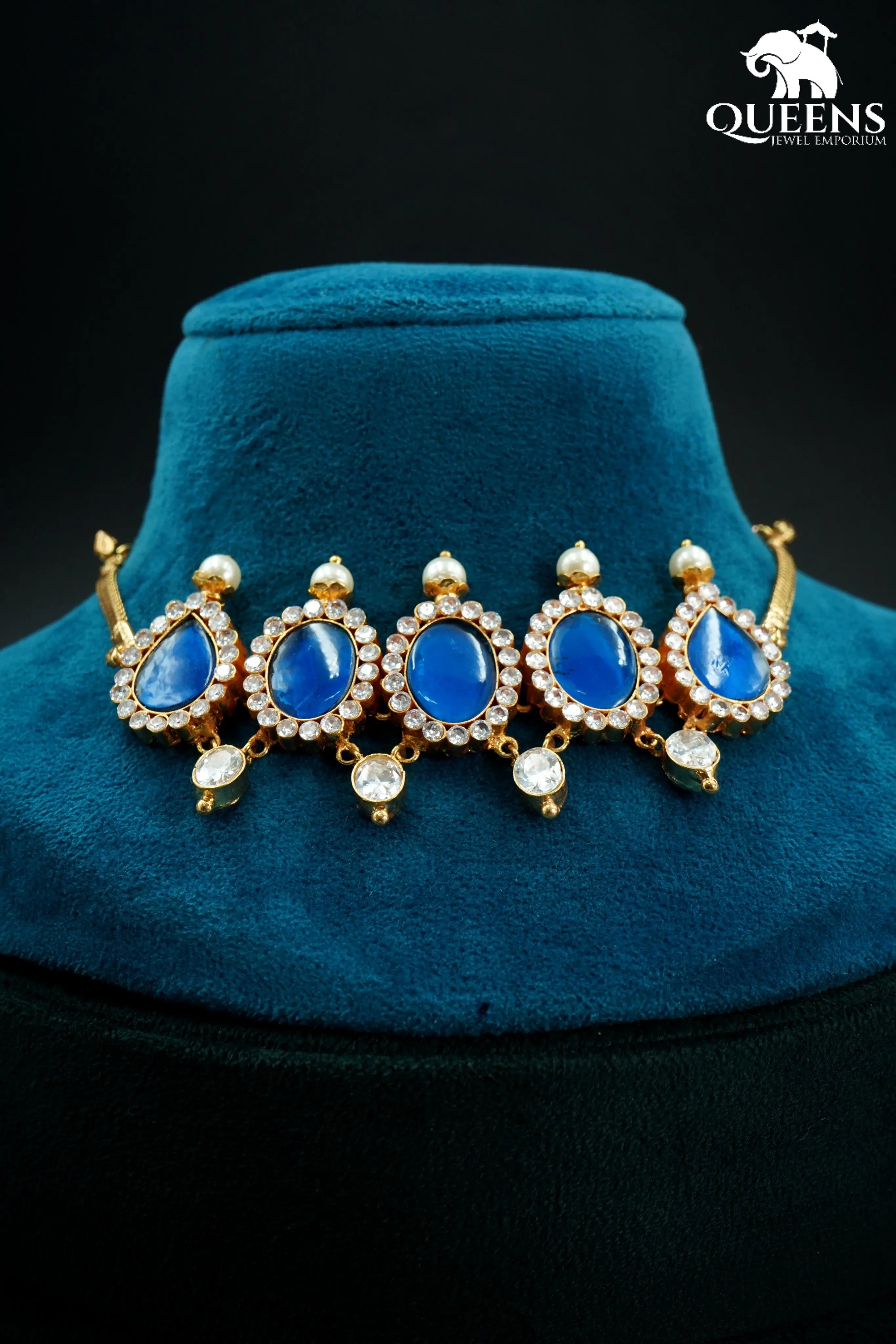 NEELAVENI CHOKER - Queens Jewel Emporium