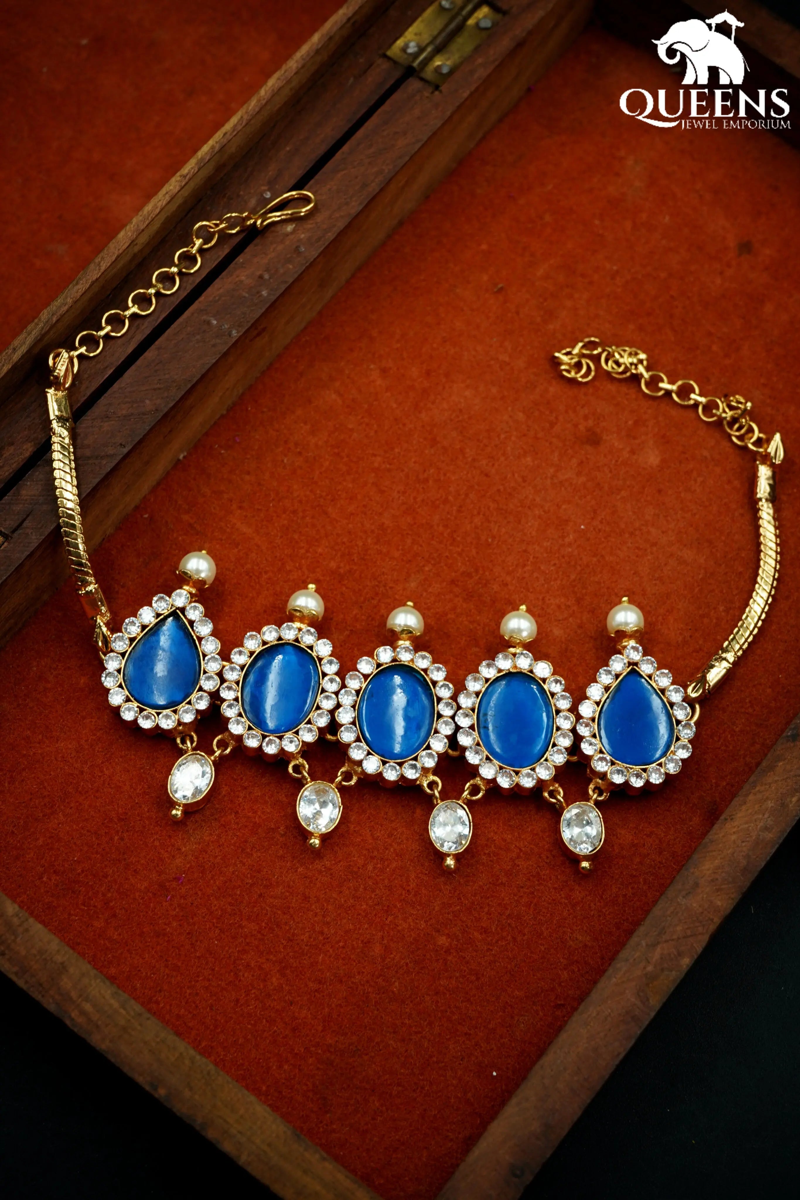 NEELAVENI CHOKER - Queens Jewel Emporium