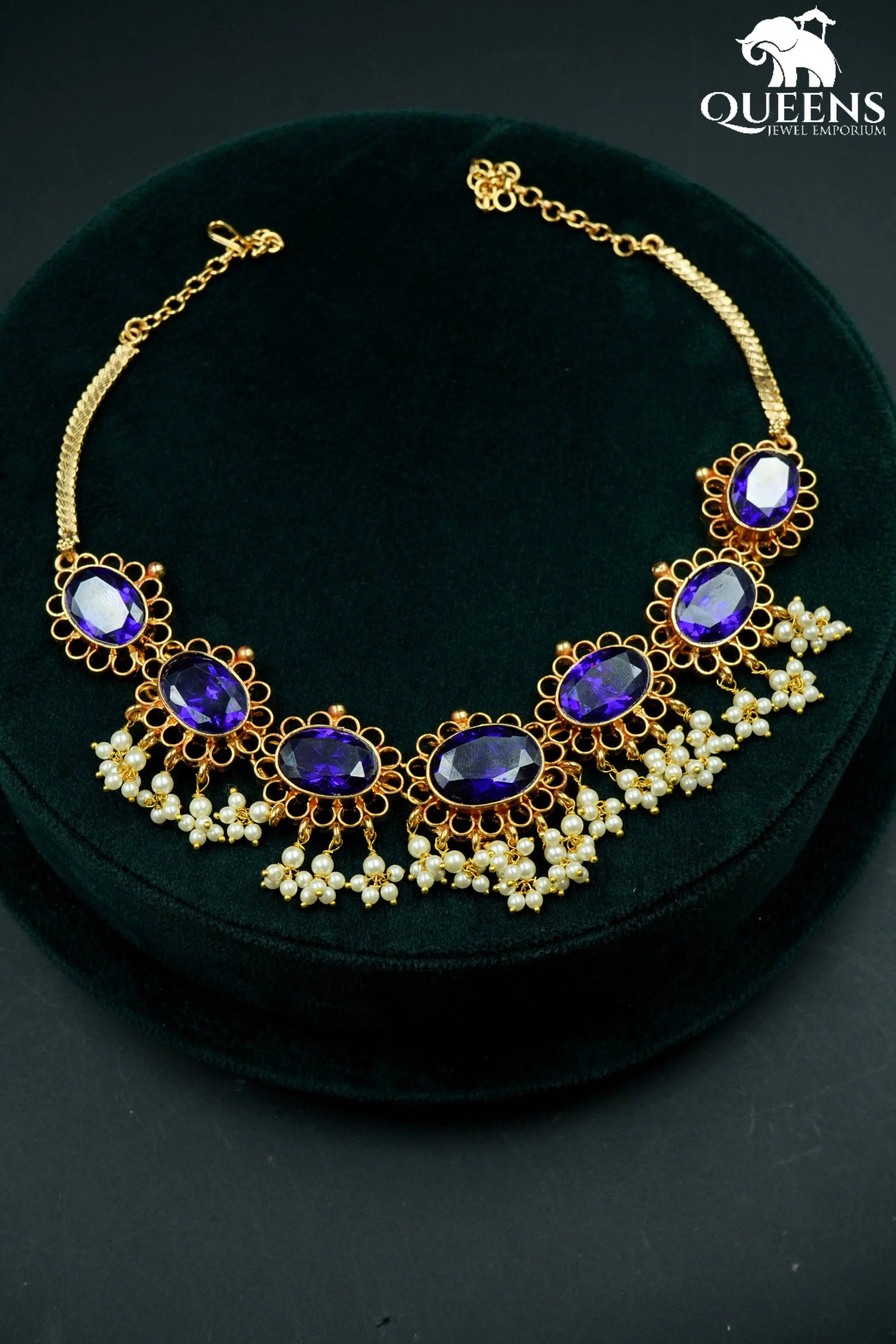 Niharika Necklace Violet