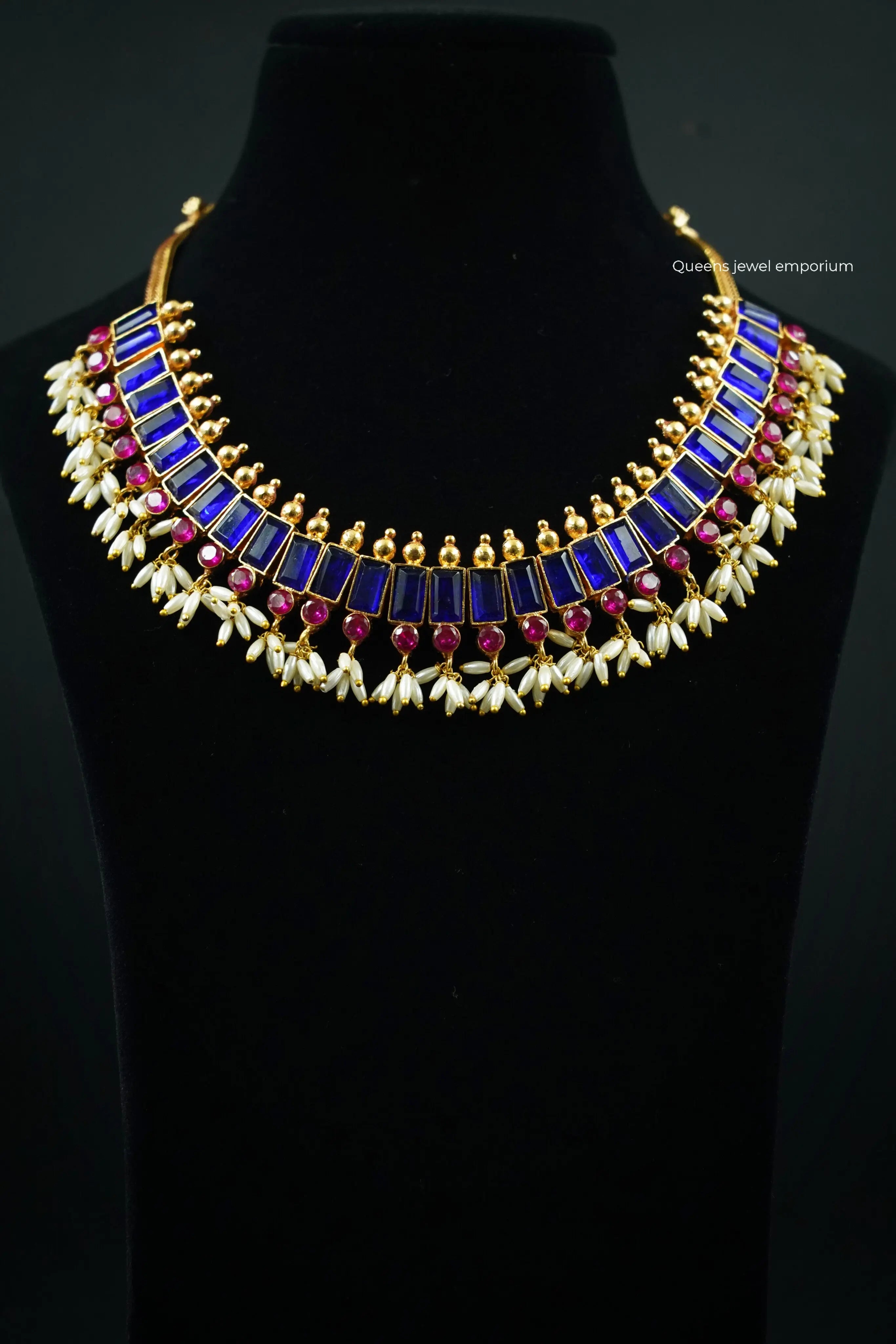 Neelamani Kemp Necklace Queens Jewel Emporium