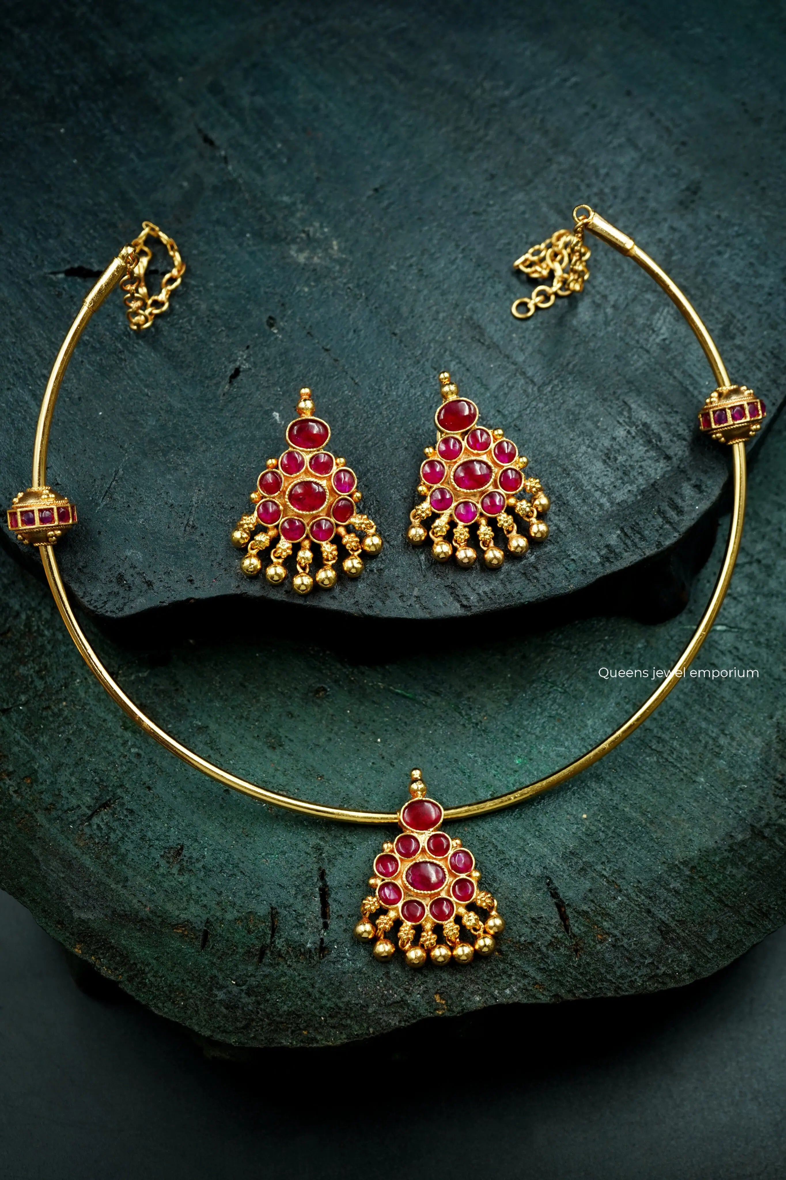 NEELVIZHI NECKLACE - Queens Jewel Emporium