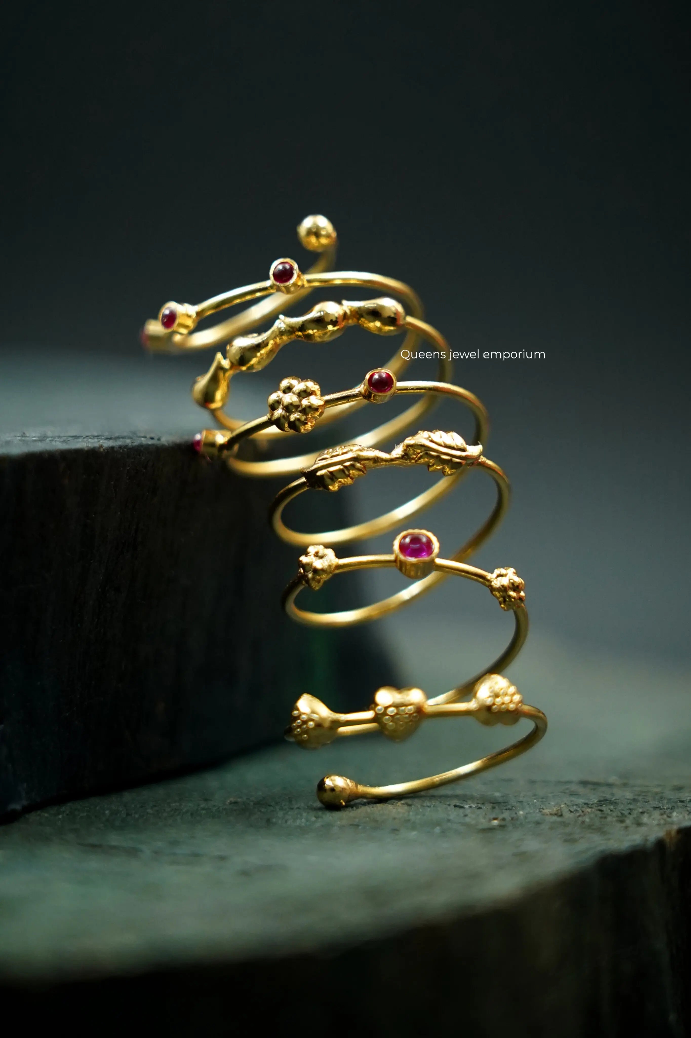 Nithila Finger Ring - Queens Jewel Emporium