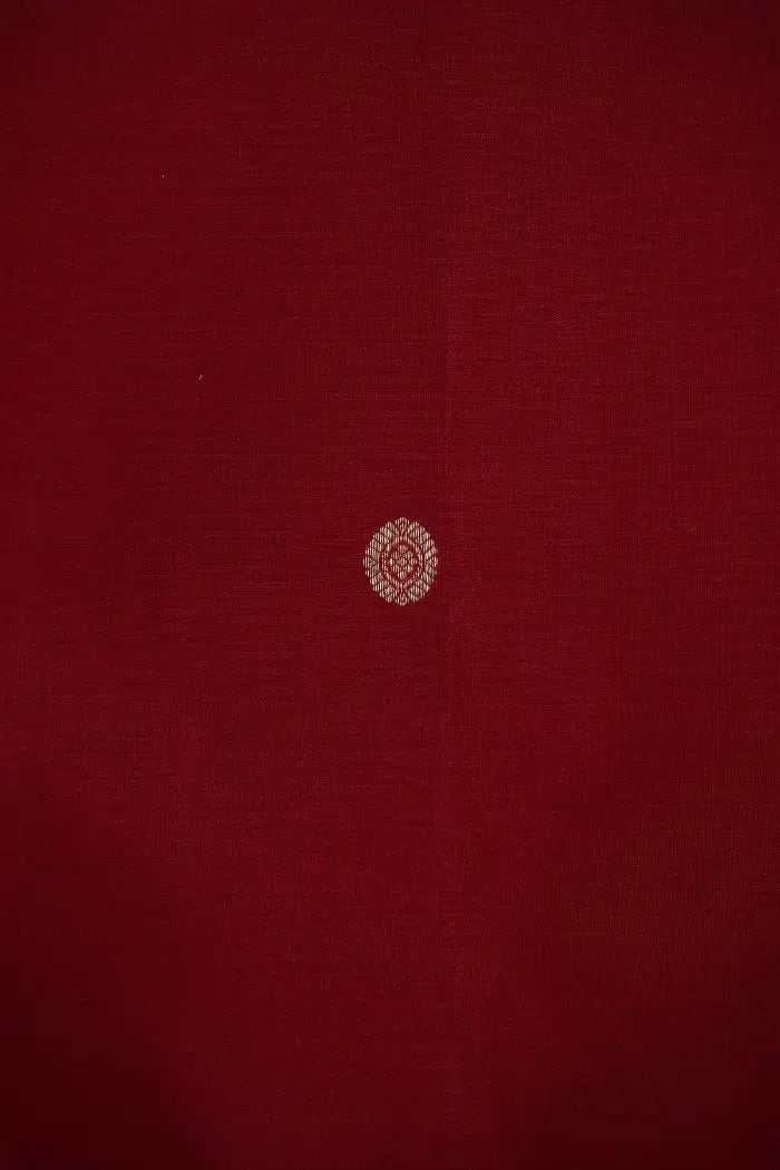 OLD BRICK WITH REDDISH ORANGE PURE KANCHIVARAM SAREE - Queens Jewel Emporium