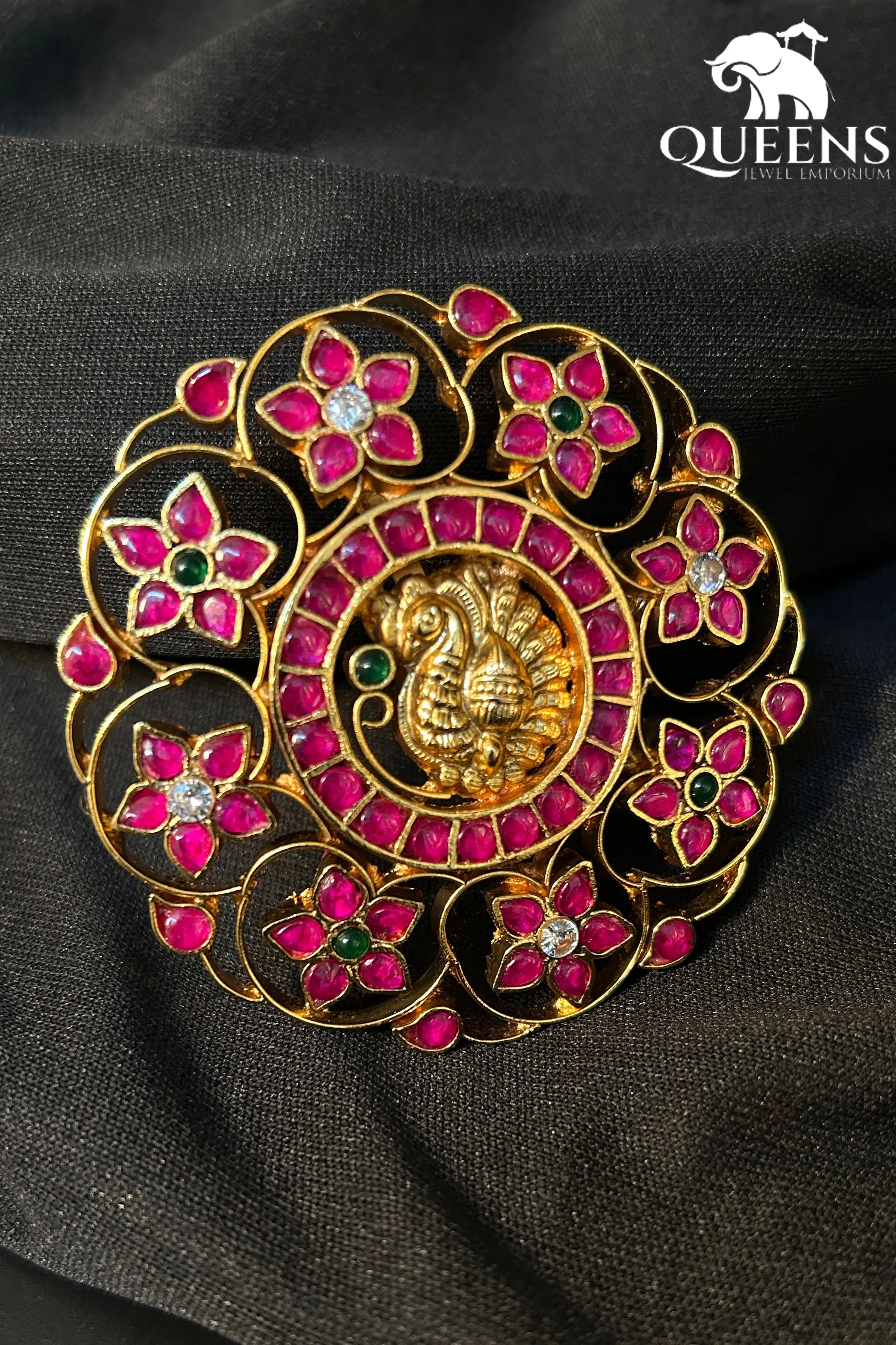 PADMINI RAKKADAI PENDANT SET - Queens Jewel Emporium