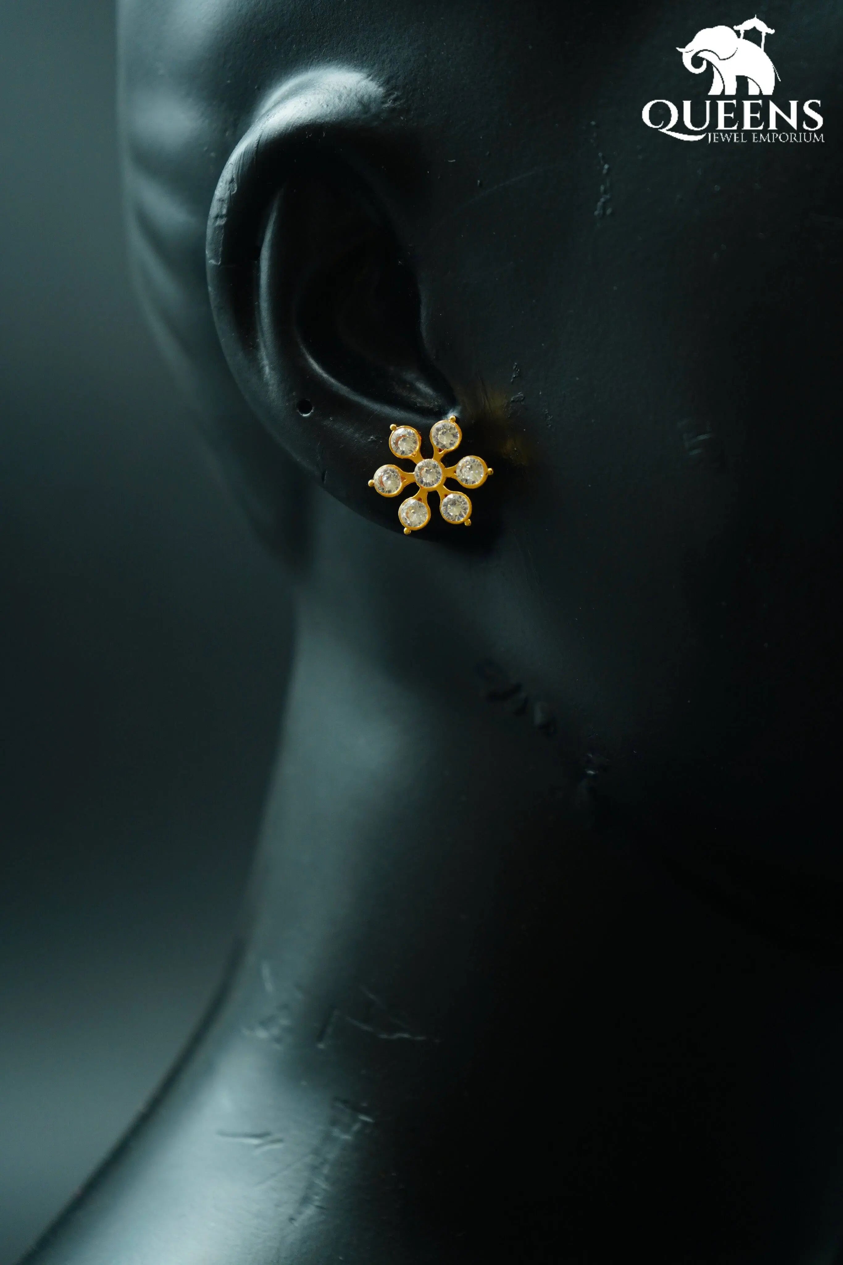 PALLAVI FLORAL EARRINGS - Queens Jewel Emporium
