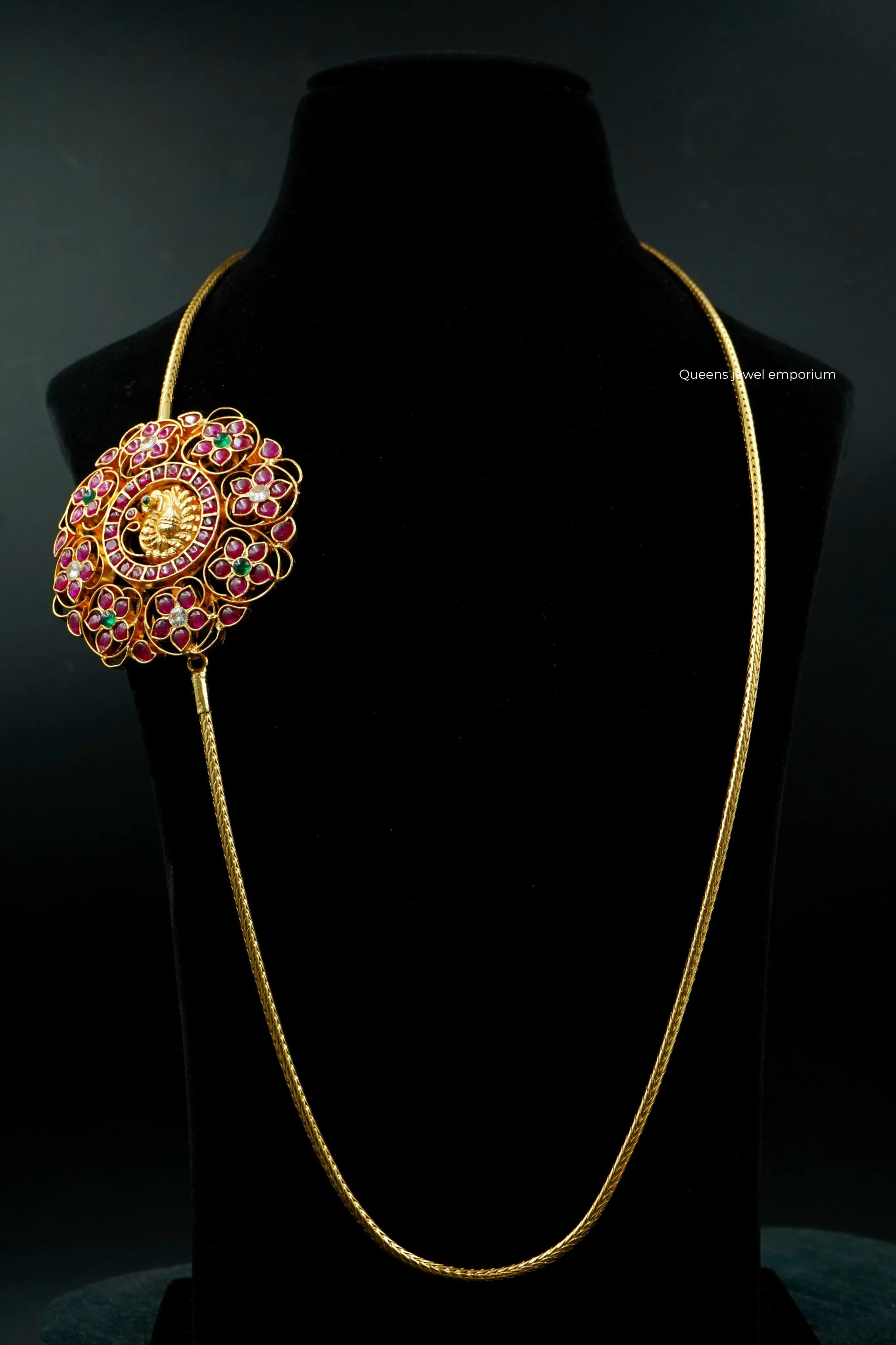 PAVITRA RAKADAI MOGAPPU CHAIN - Queens Jewel Emporium