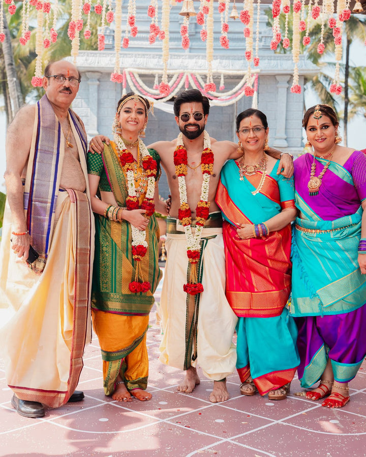 KEERTHY SURESH FAMLY LOOK - Queens Jewel Emporium