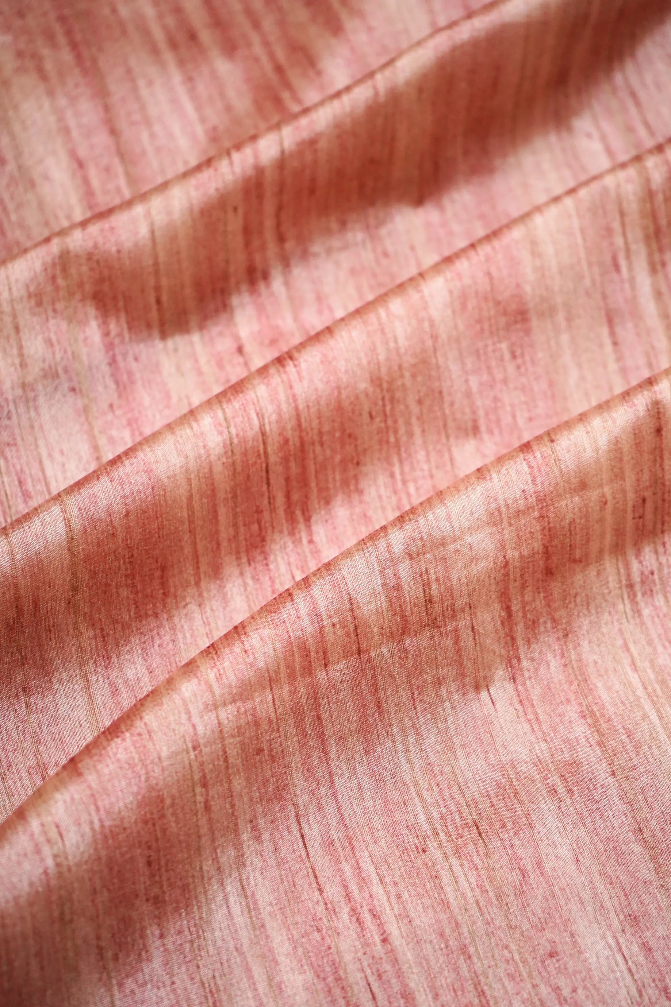 PINKISH TAN SEMI TUSSER SAREE - Queens Jewel Emporium