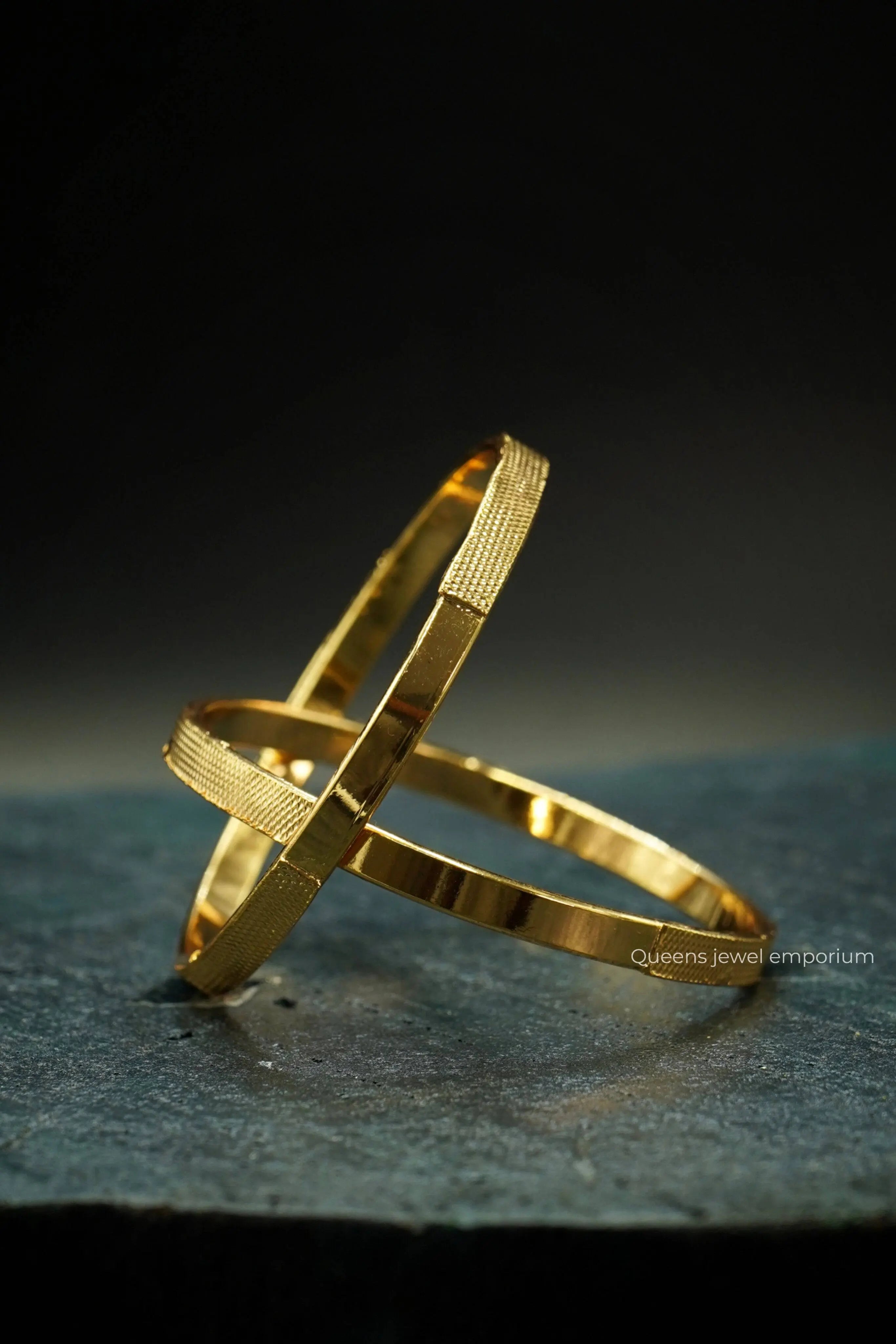 Mango Chettinad Gold Bangles PLAIN THATTU BANGLES |SILVER ALLOY|24