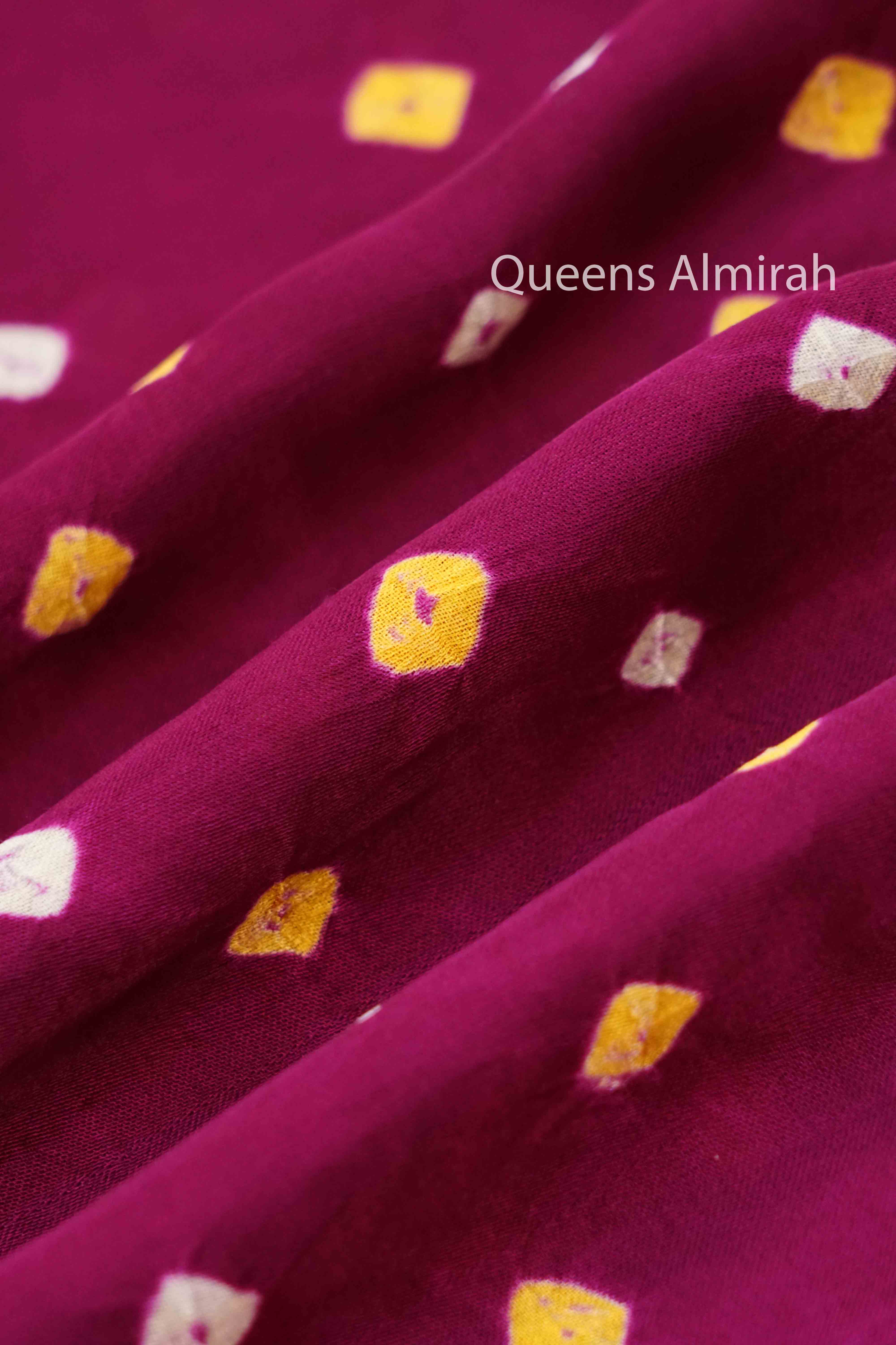 PLUM PURPLE MODAL SILK SAREE - Queens Jewel Emporium