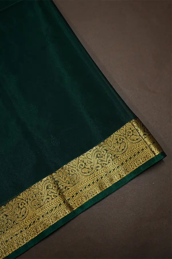 PLUM PURPLE SEMI SILK COTTON SAREE - Queens Jewel Emporium