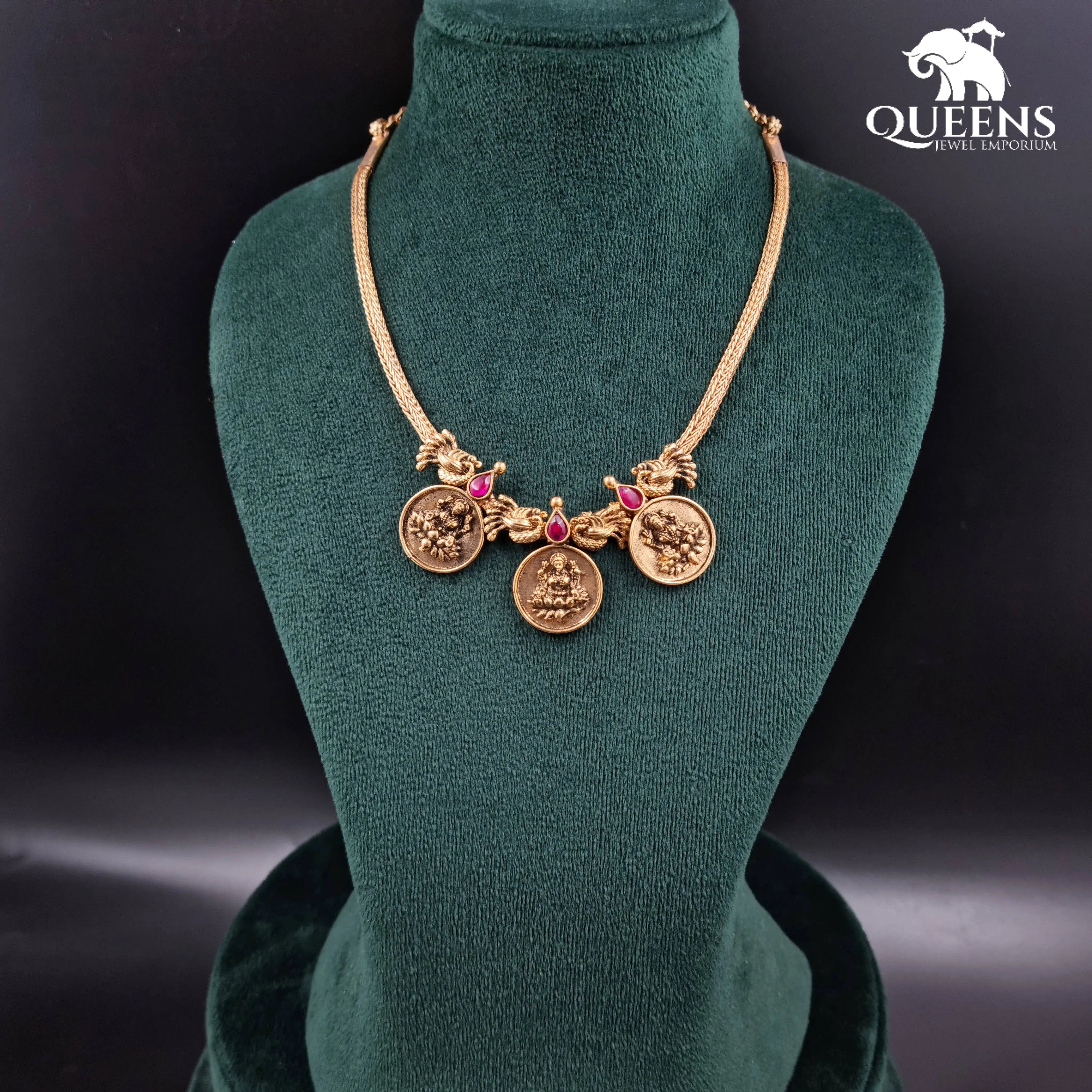 PONMAGAL KASU NECKLACE - Queens Jewel Emporium