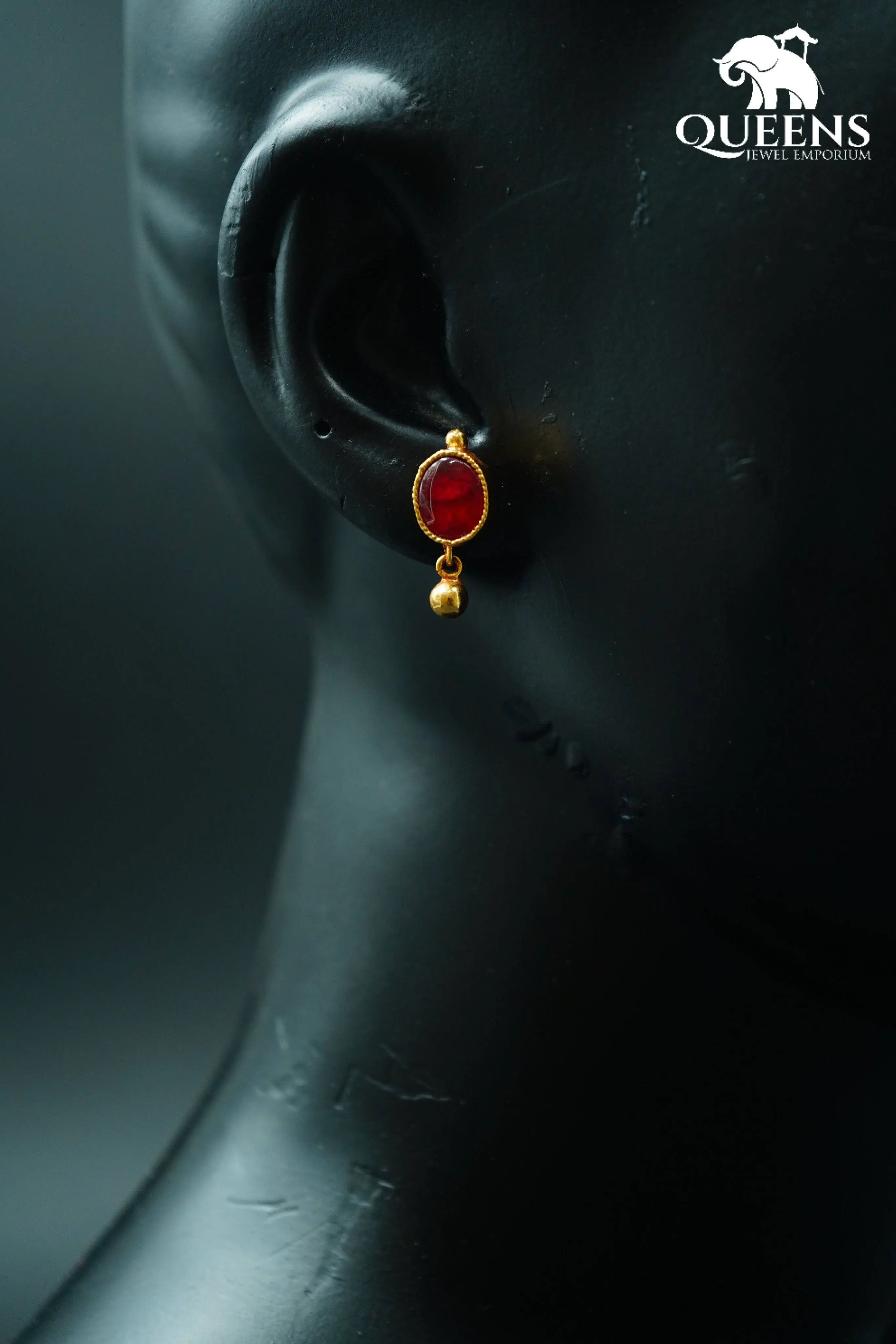 POORNI SIMPLE EARRINGS - Queens Jewel Emporium