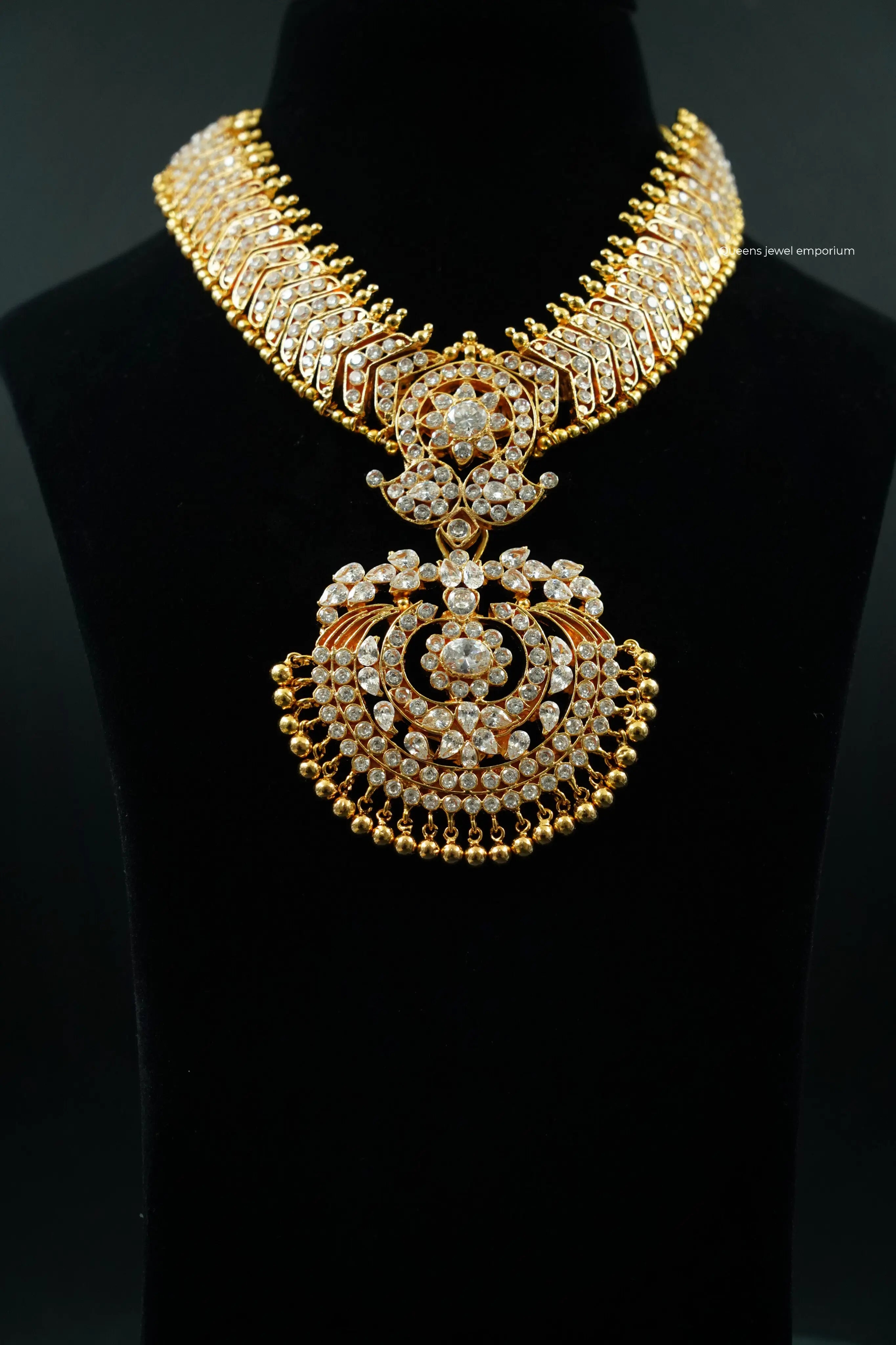 Pragya Zircon Necklace Queens Jewel Emporium