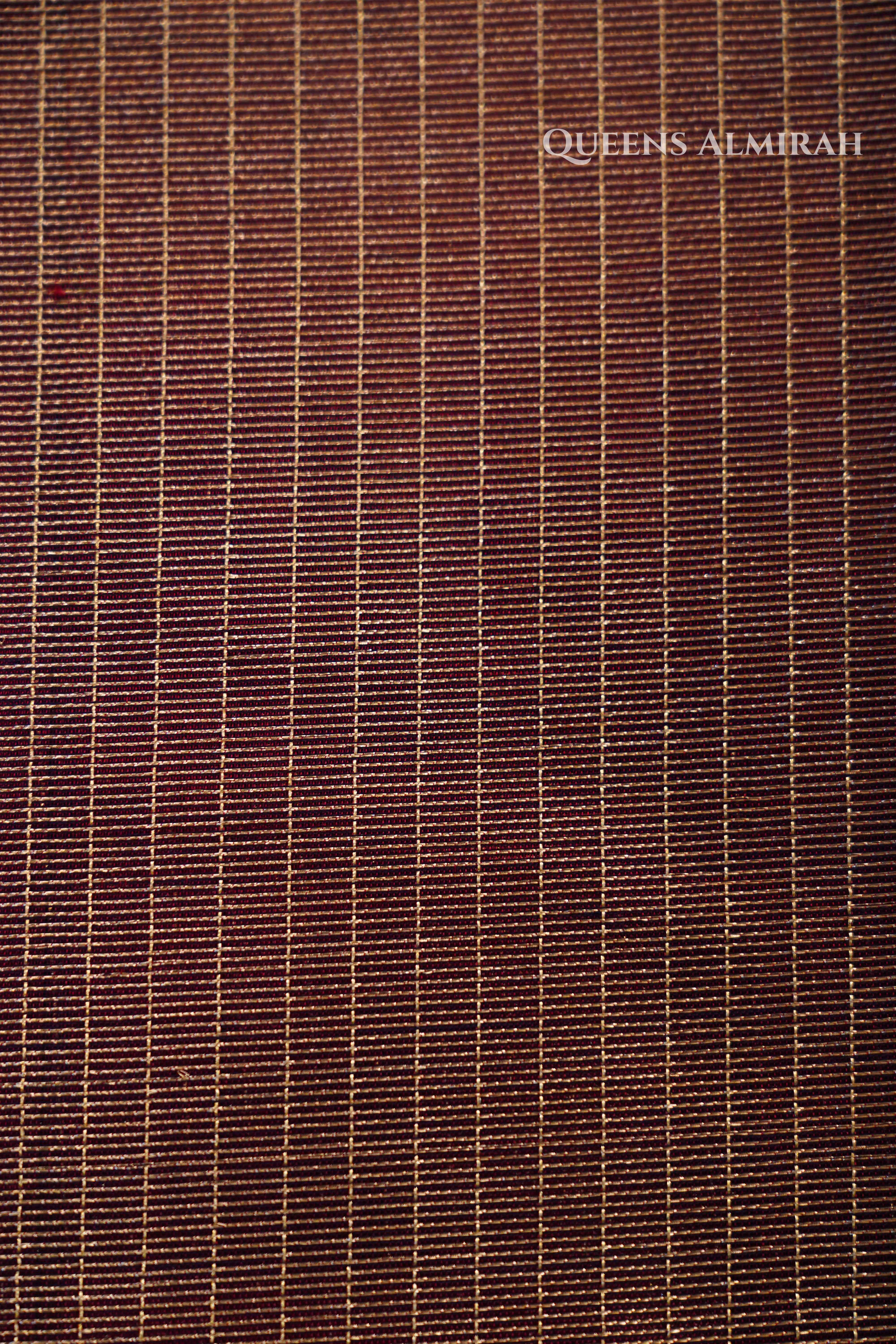 Pure Kanchi Silk Cotton-Golden With Maroon saree QUEENS ALMIRAH