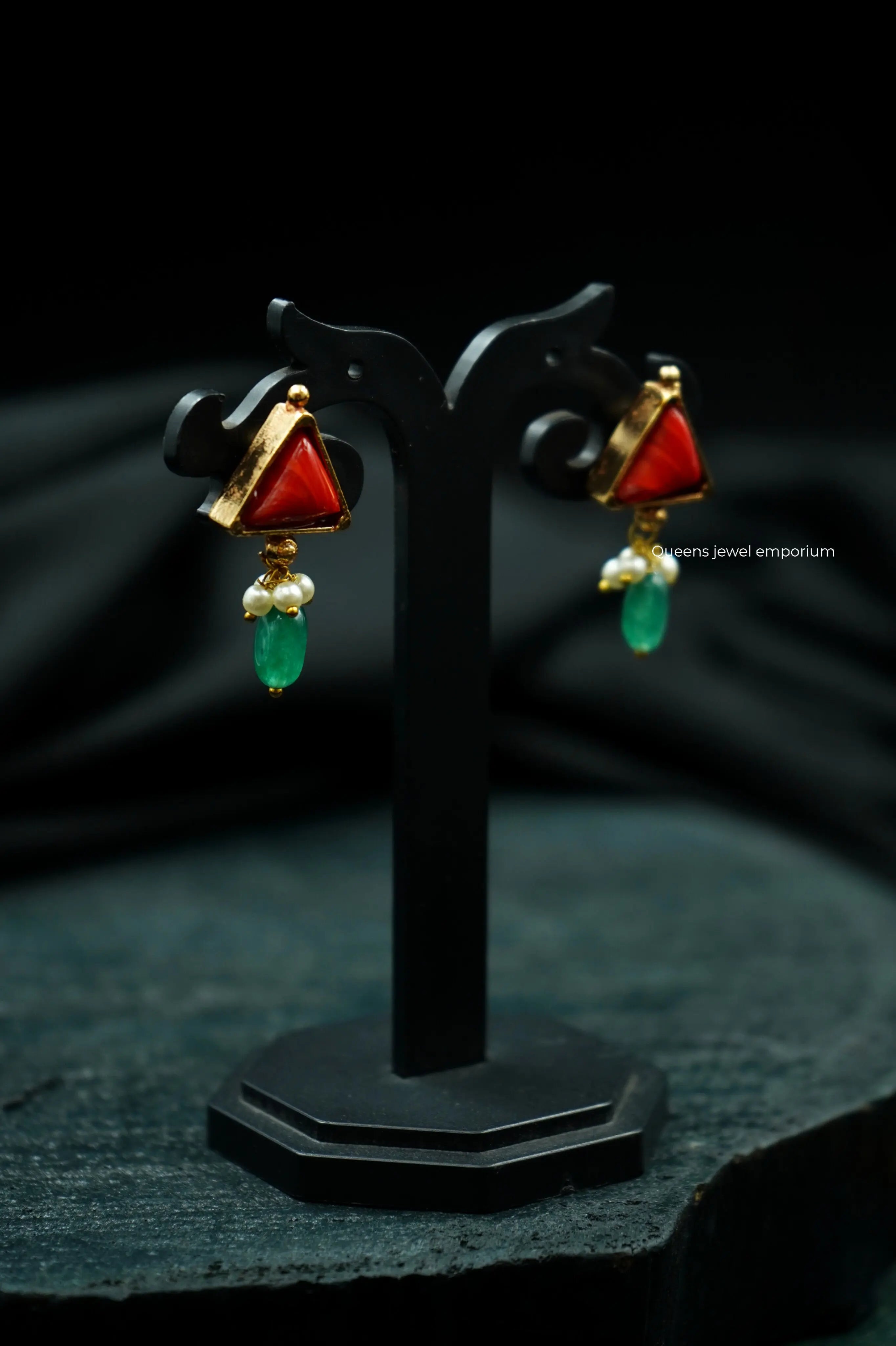 RAJASHREE CORAL NECKLACE - Queens Jewel Emporium