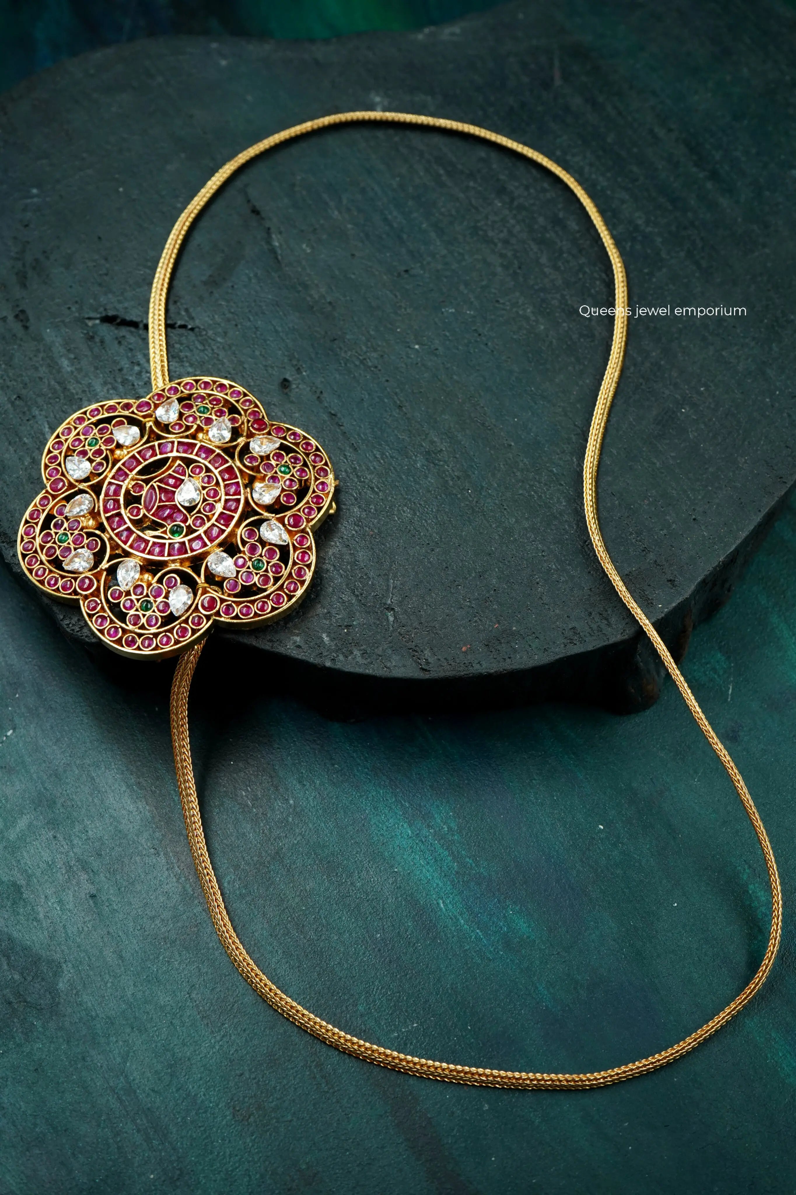RAKADAI MOGAPPU CHAIN - Queens Jewel Emporium