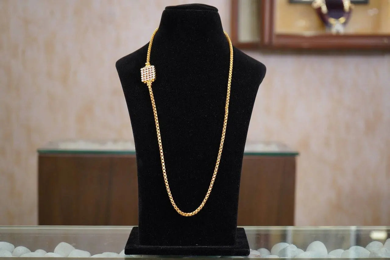 RAMYAM MUGAPPU CHAIN - WHITE - Queens Jewel Emporium