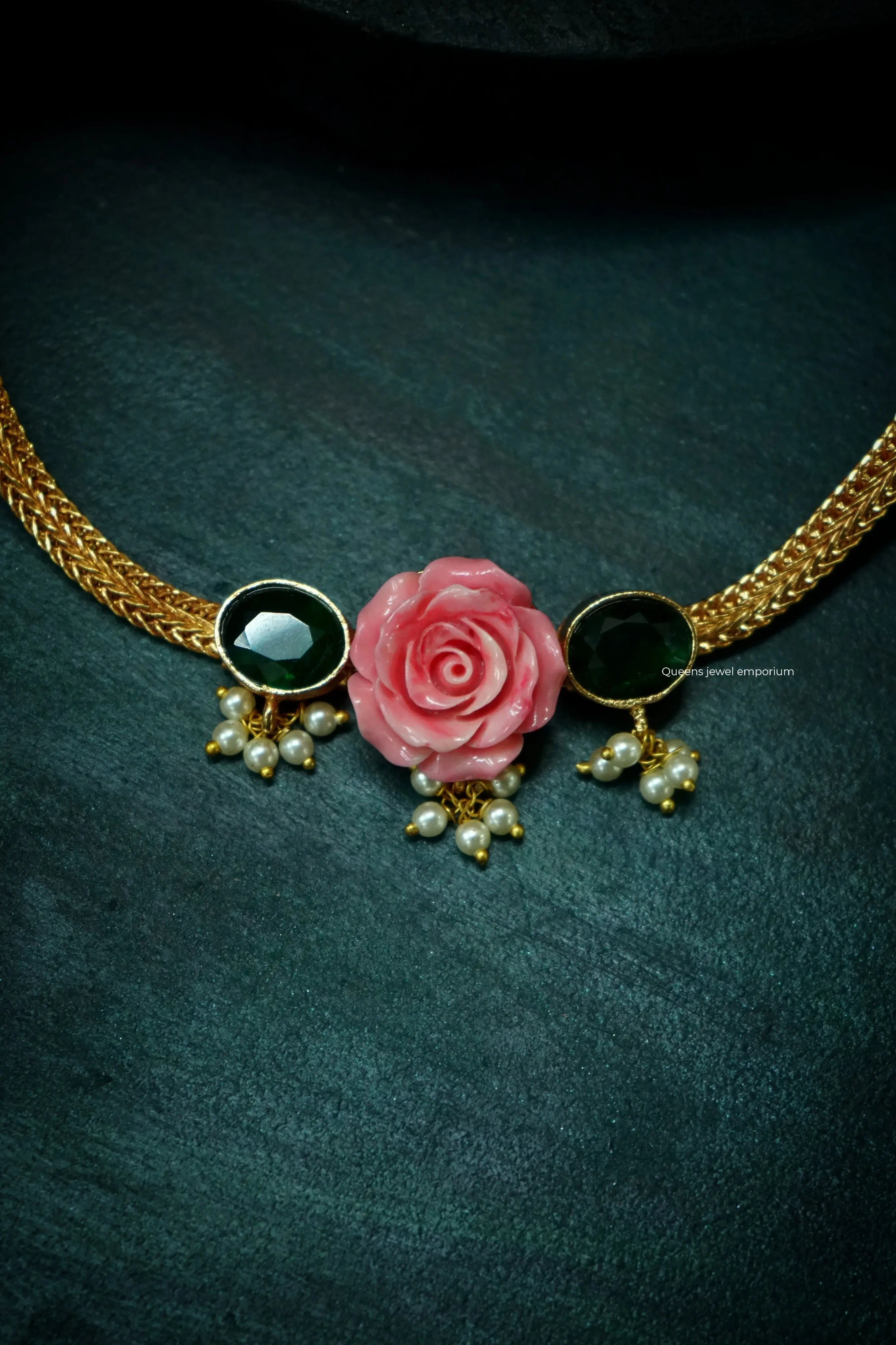 RINI - ROSE CHOKER - Queens Jewel Emporium