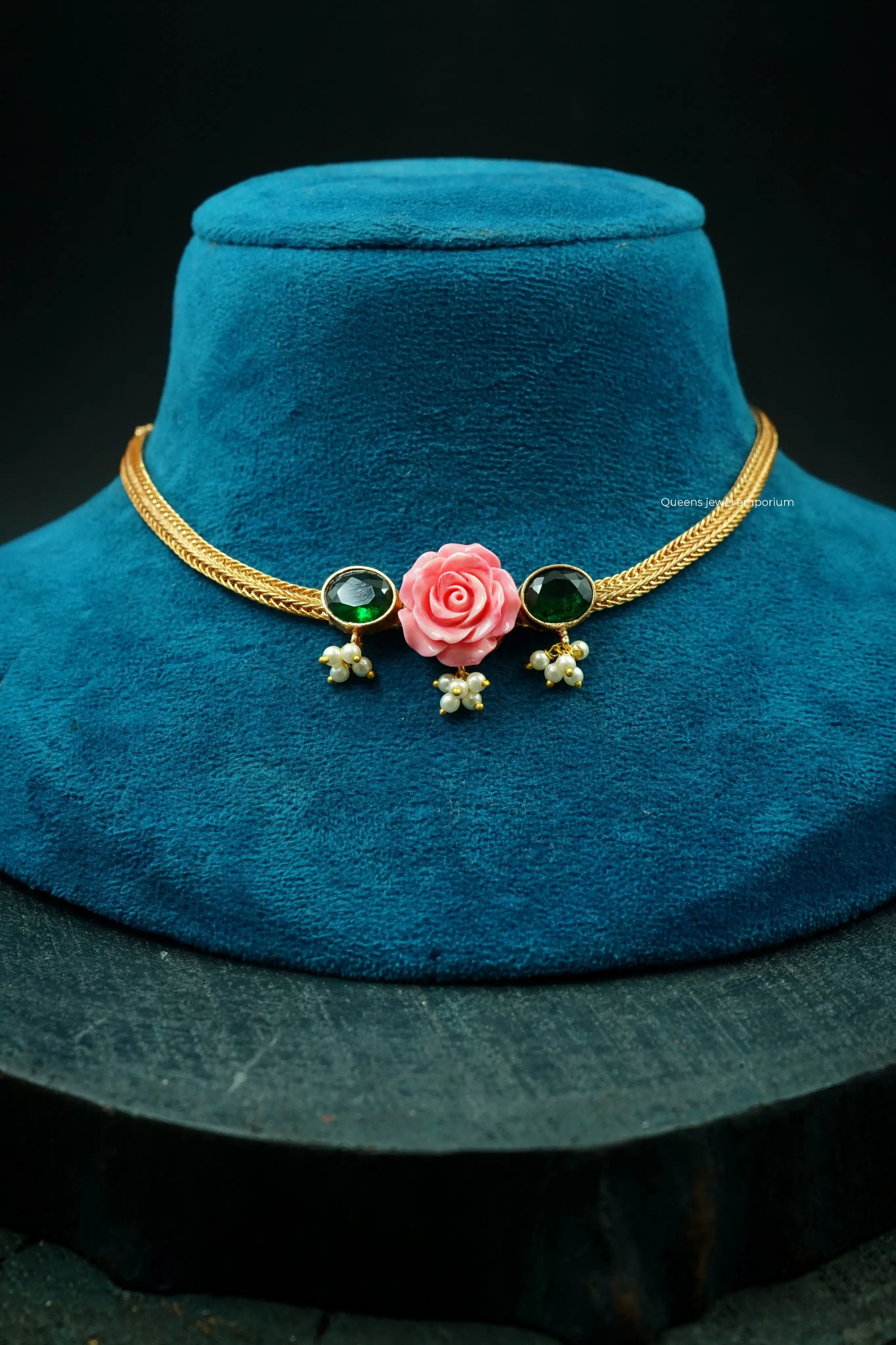 RINI - ROSE CHOKER - Queens Jewel Emporium