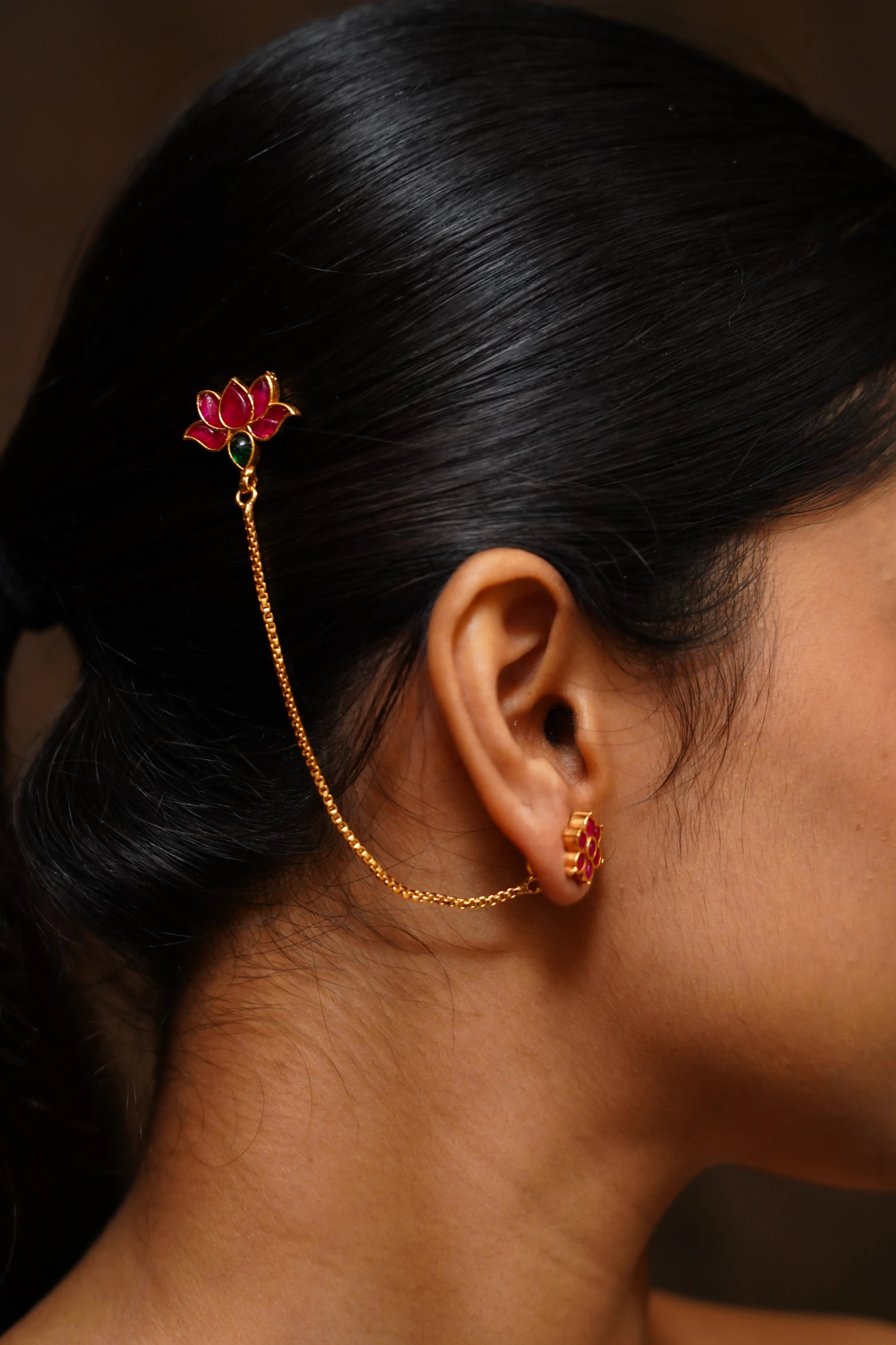RIYA EAR CHAIN - Queens Jewel Emporium