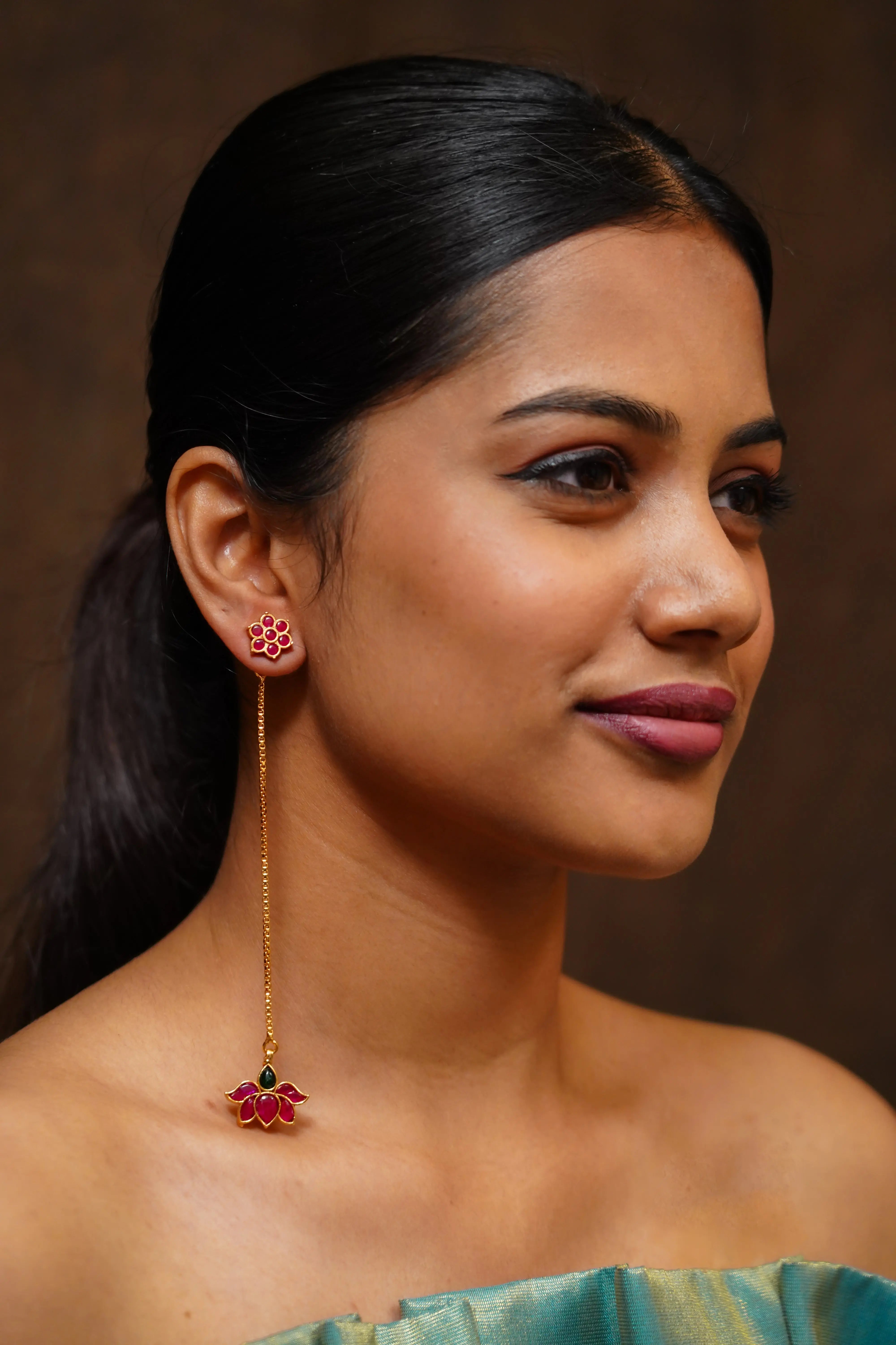 RIYA EAR CHAIN - Queens Jewel Emporium