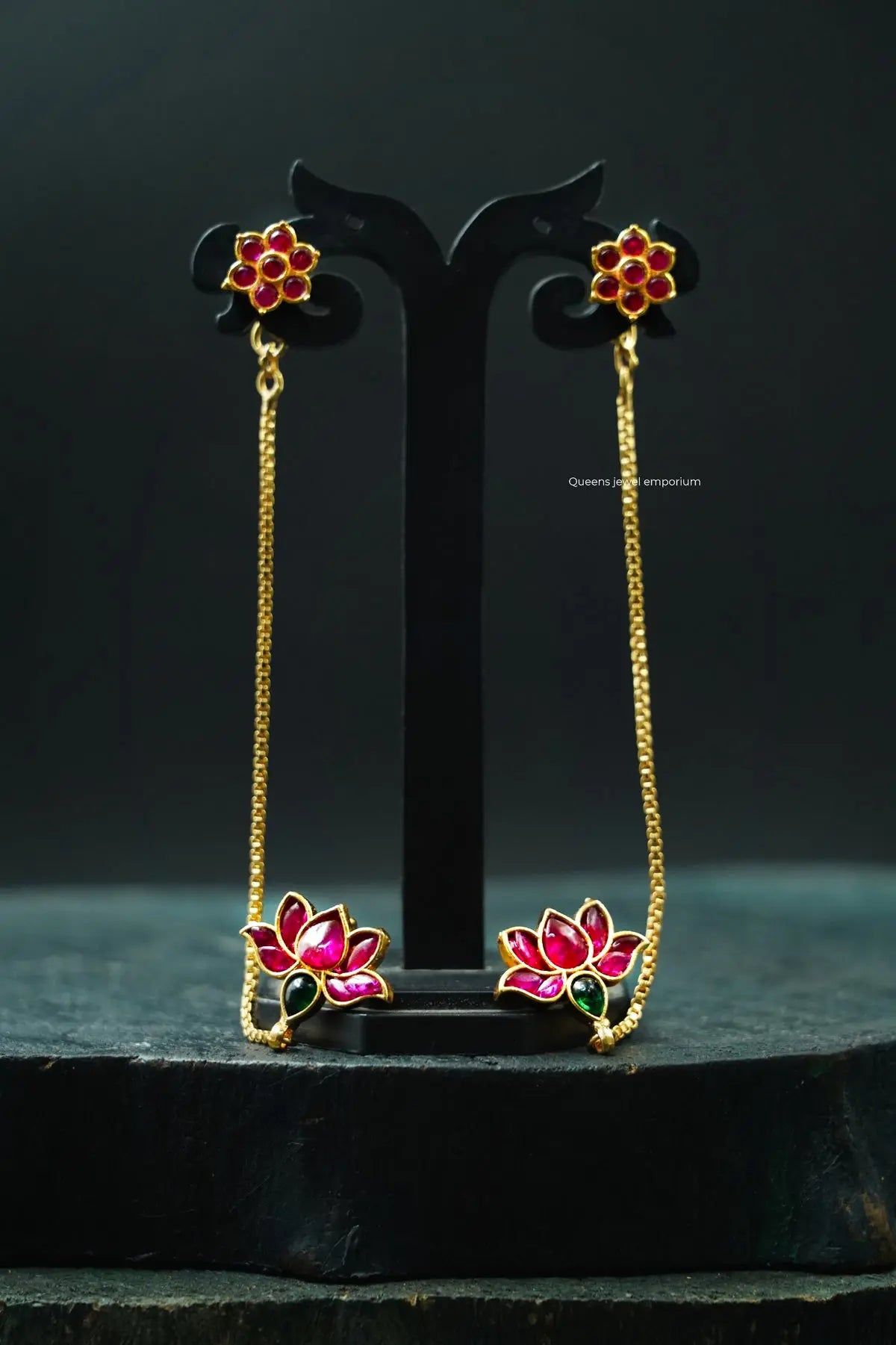 RIYA EAR CHAIN - Queens Jewel Emporium