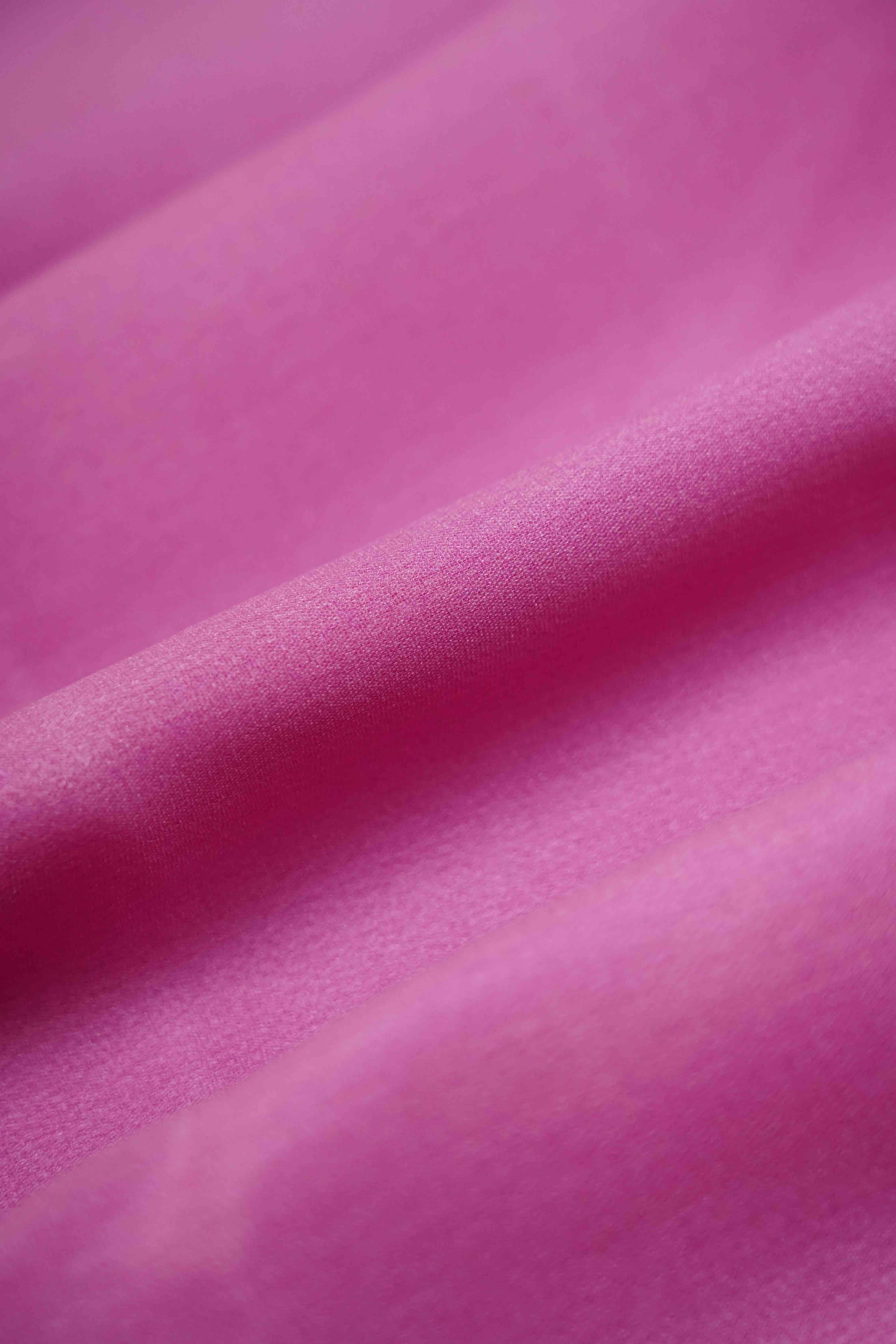 ROSE MILK PINK WITH CHERRY RED MYSORE SILK SAREE - Queens Jewel Emporium