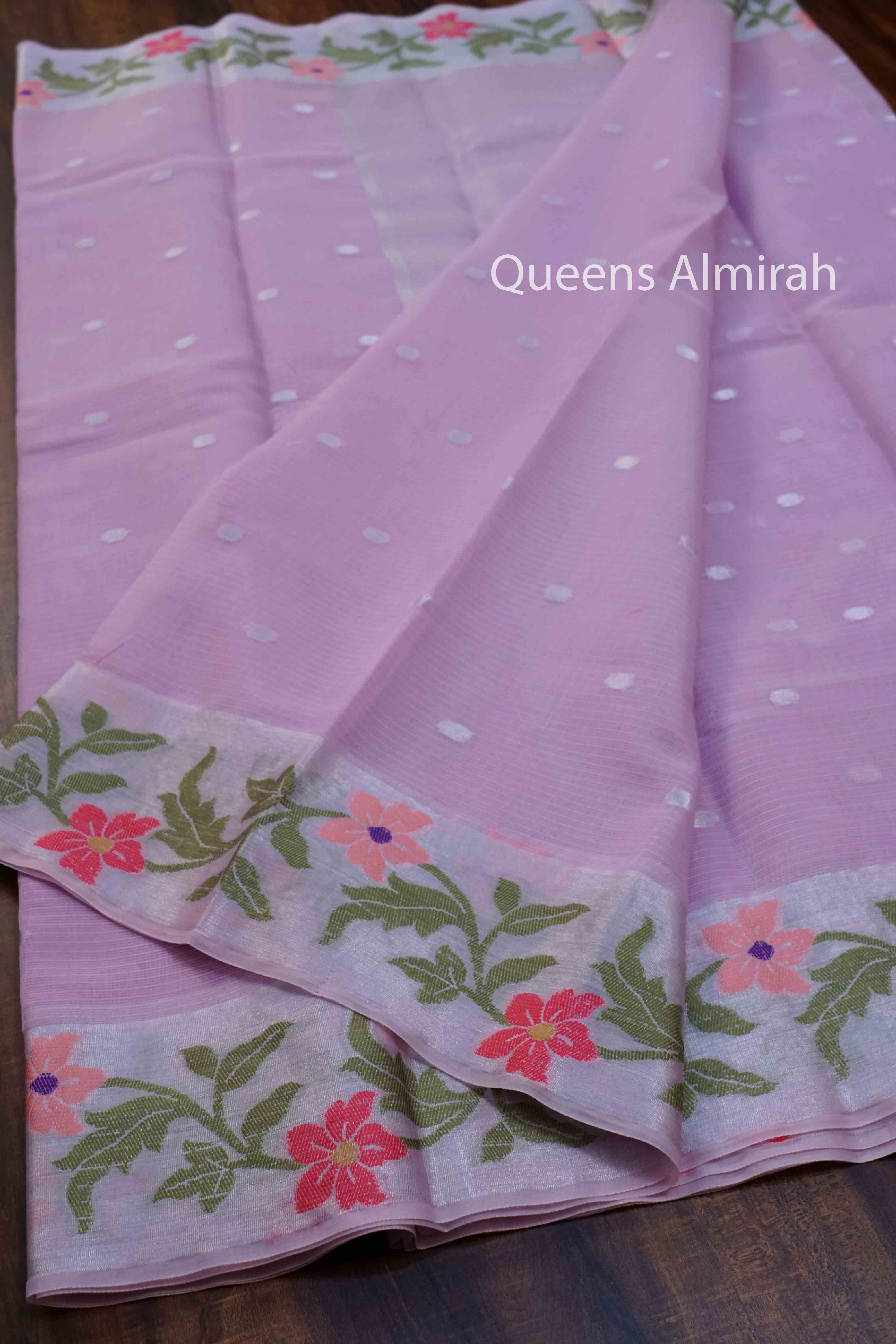 ROSE PINK KOTA SILK COTTON - Queens Jewel Emporium
