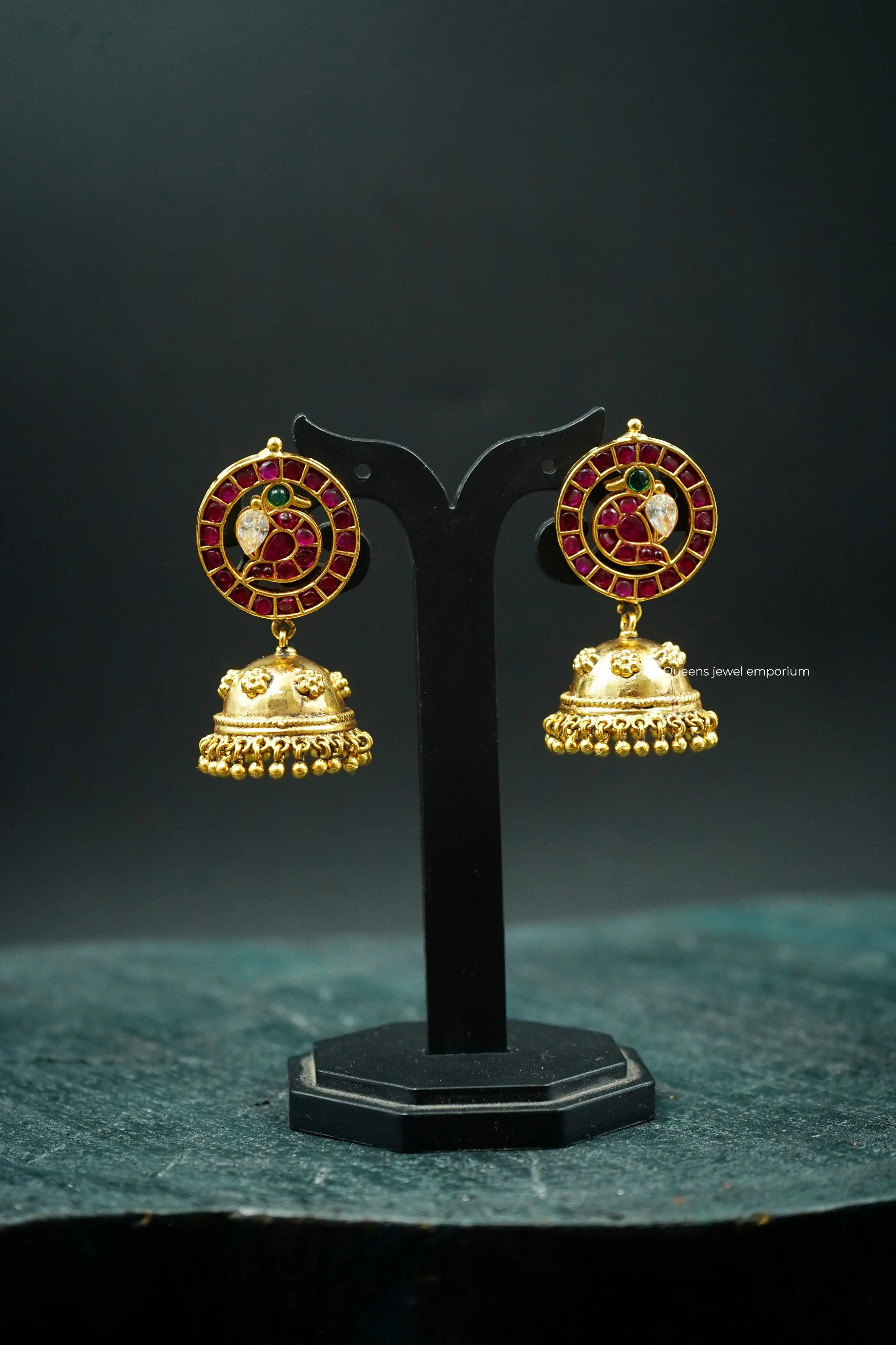 RUKMINI JHUMKA - Queens Jewel Emporium