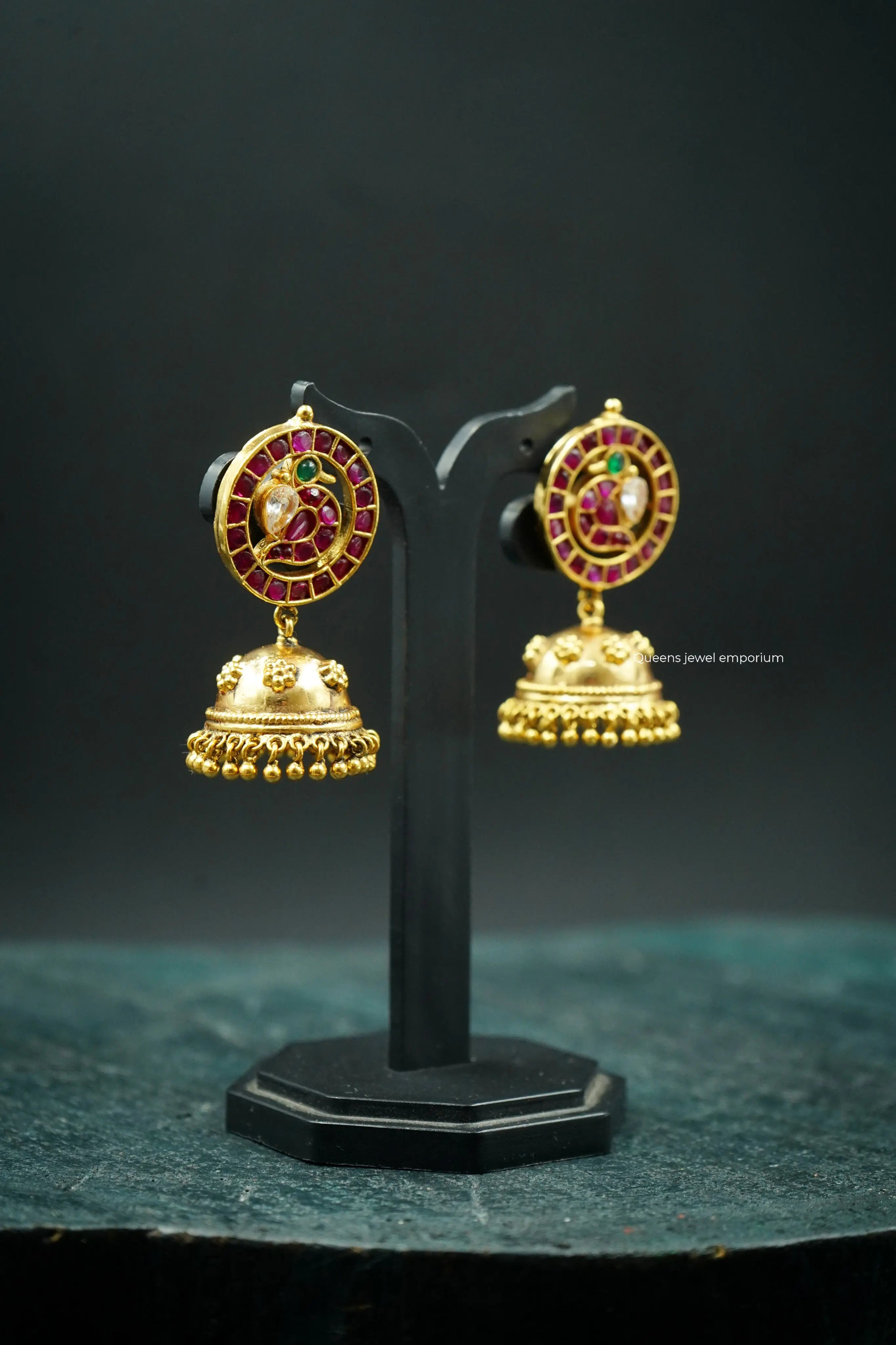 RUKMINI JHUMKA - Queens Jewel Emporium