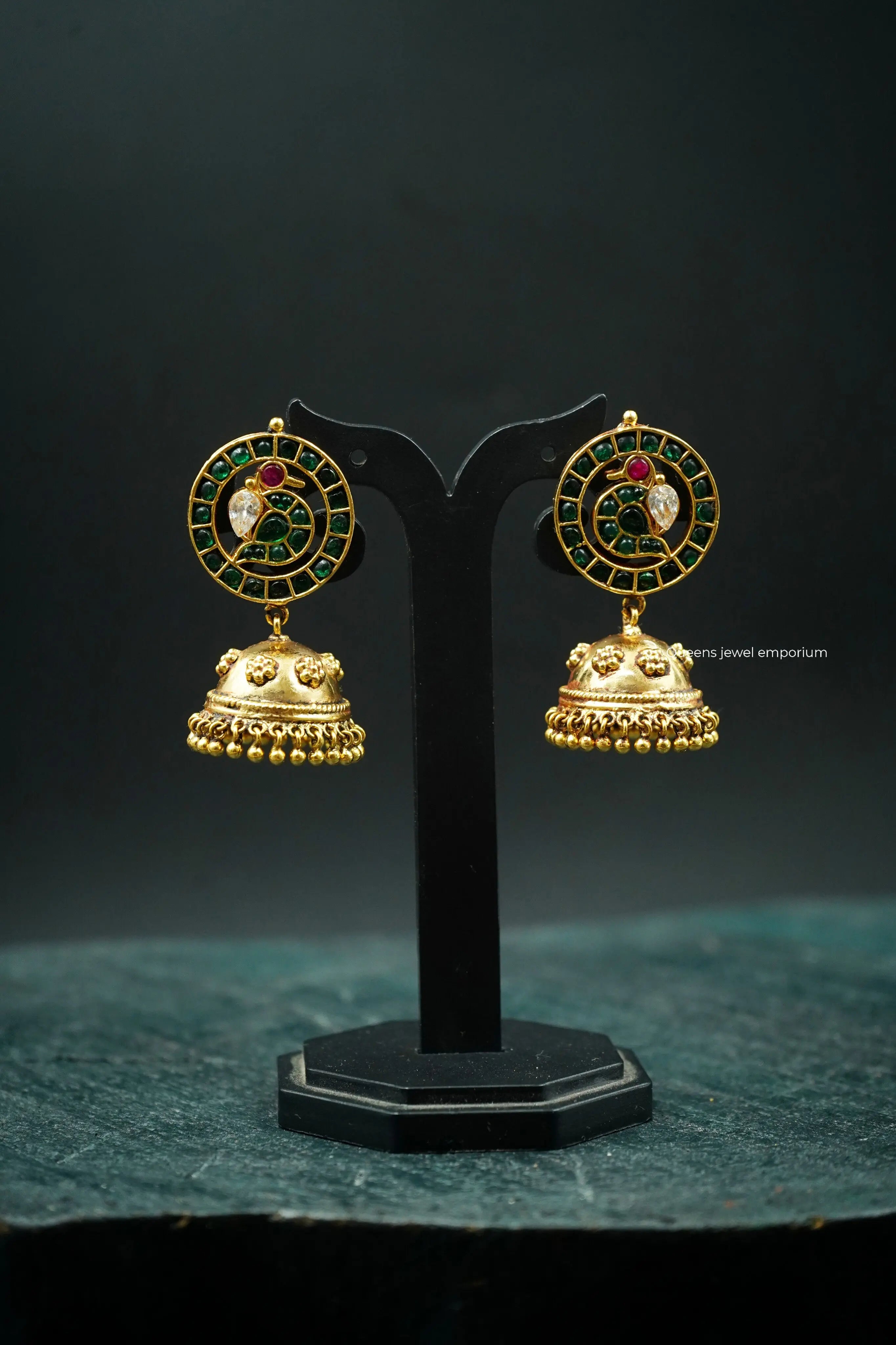 RUKMINI JHUMKA - Queens Jewel Emporium