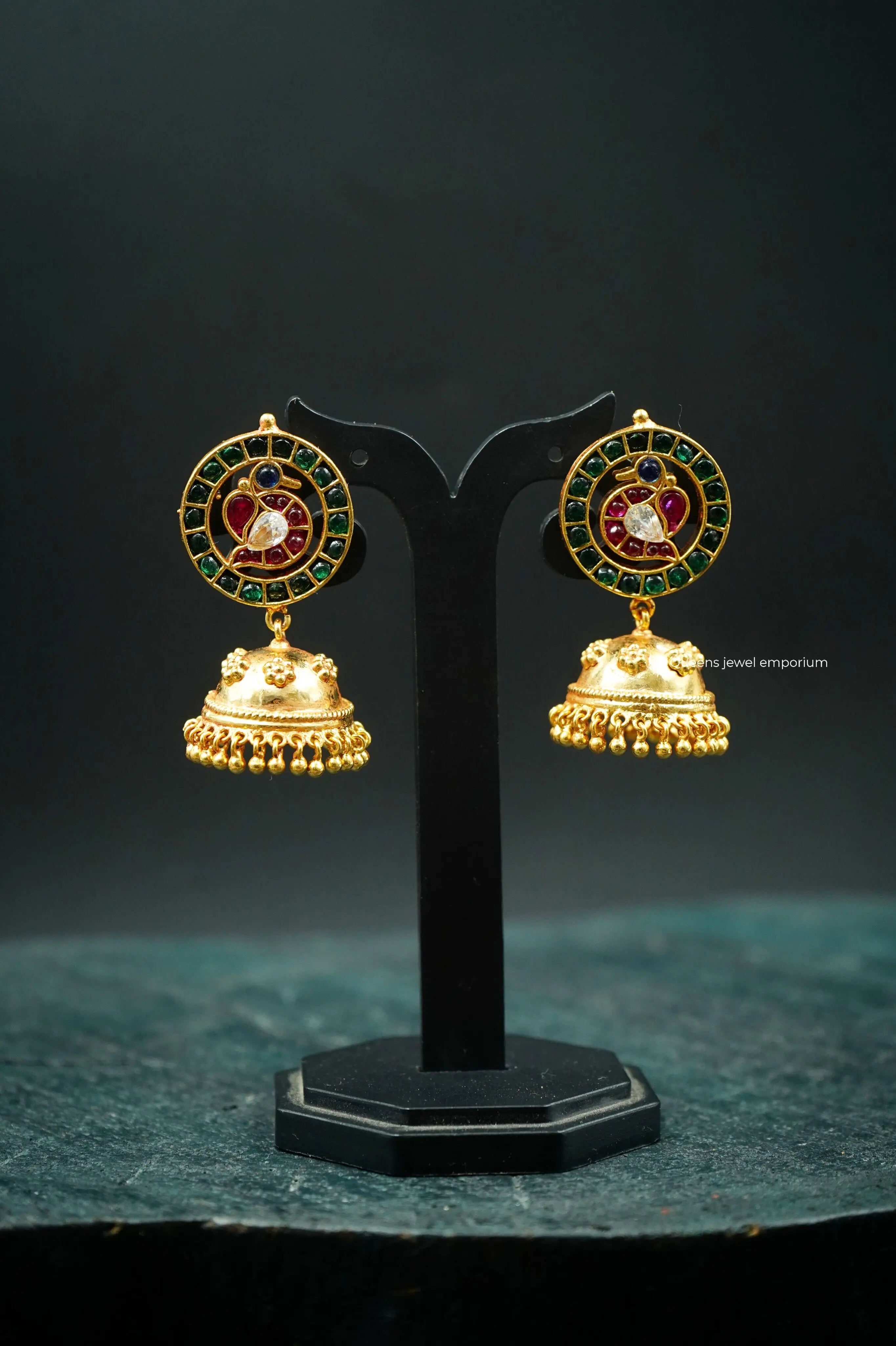 RUKMINI JHUMKA - Queens Jewel Emporium