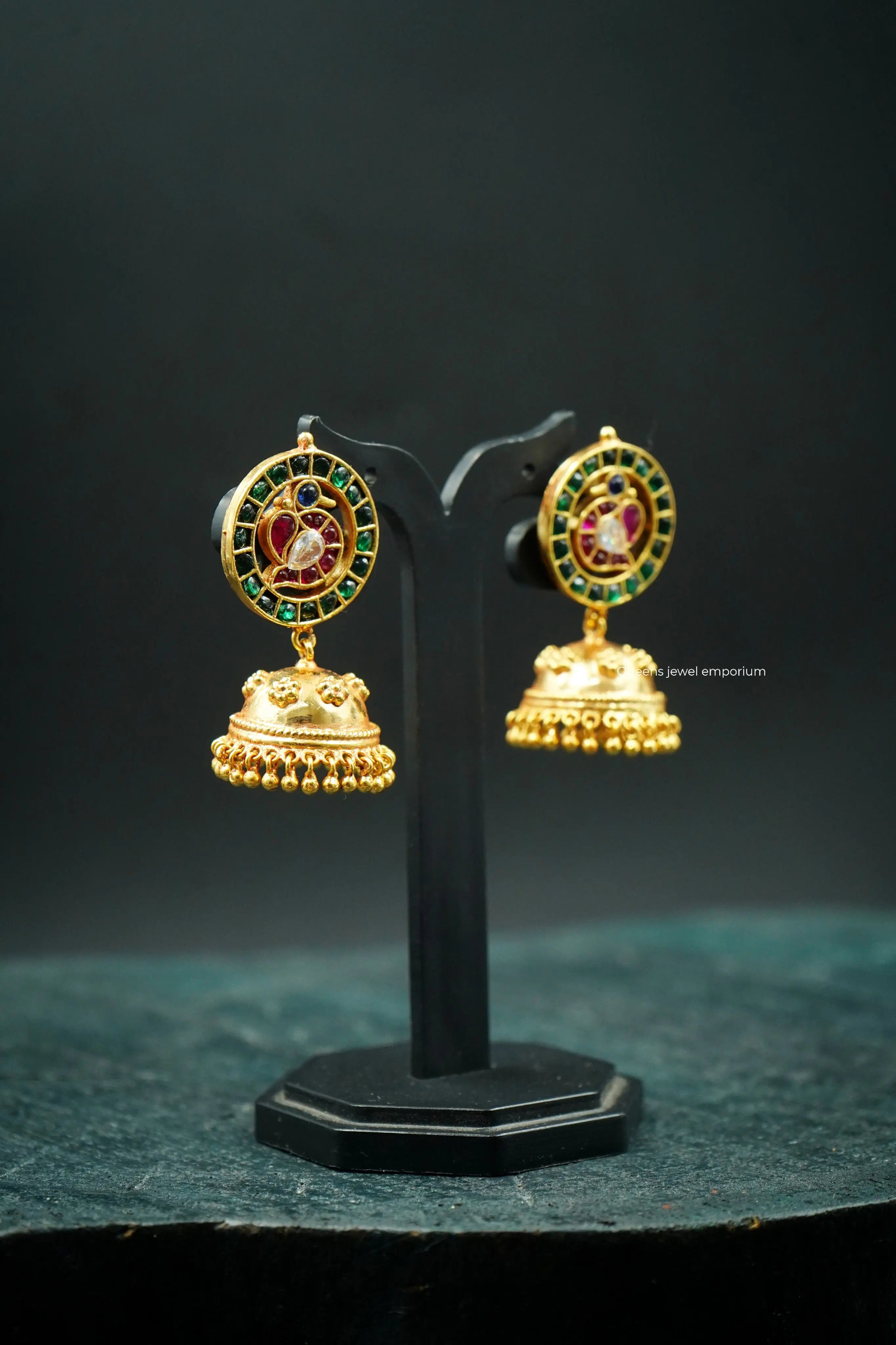 RUKMINI JHUMKA - Queens Jewel Emporium