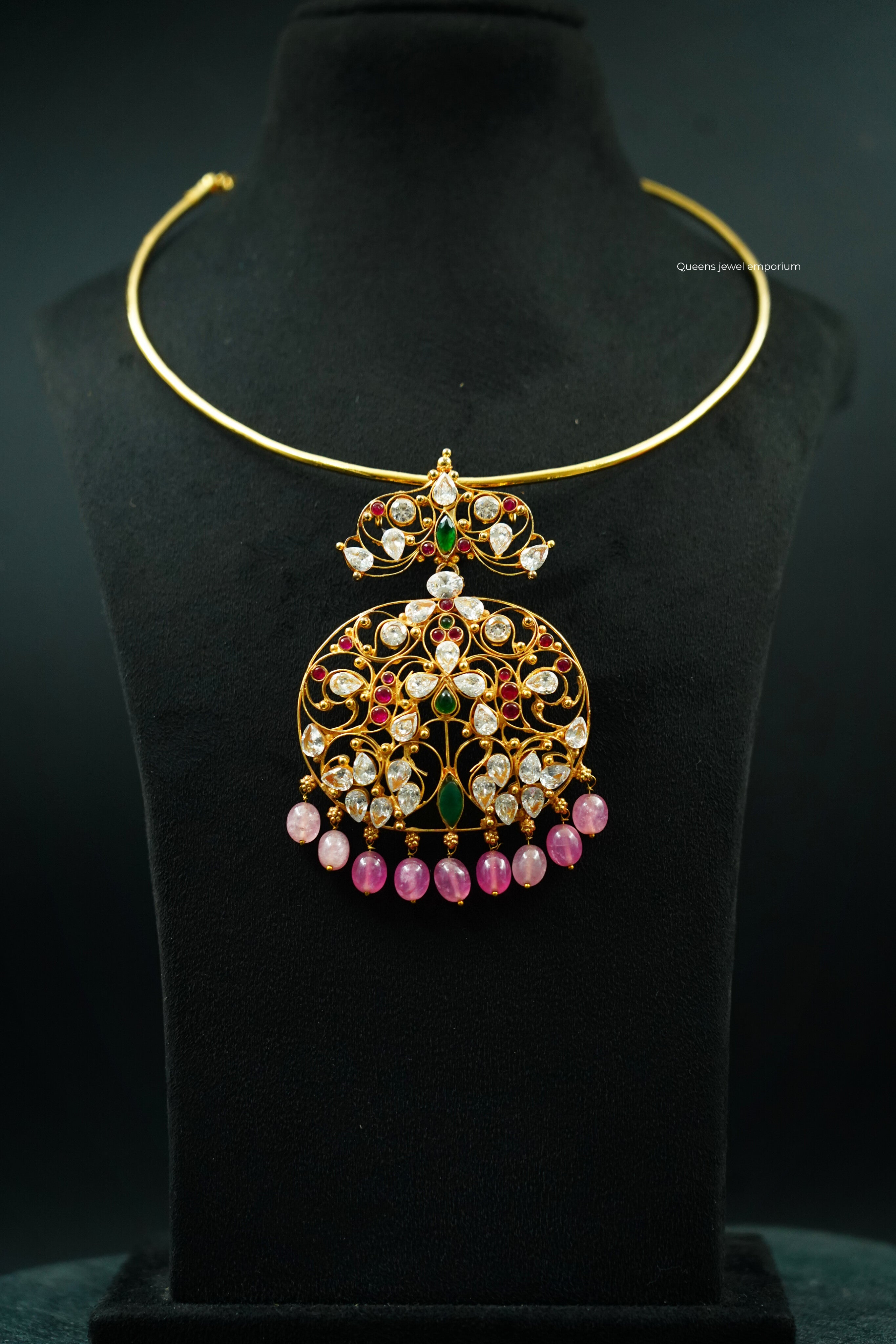 Rasika Floral Pendant Queens Jewel Emporium