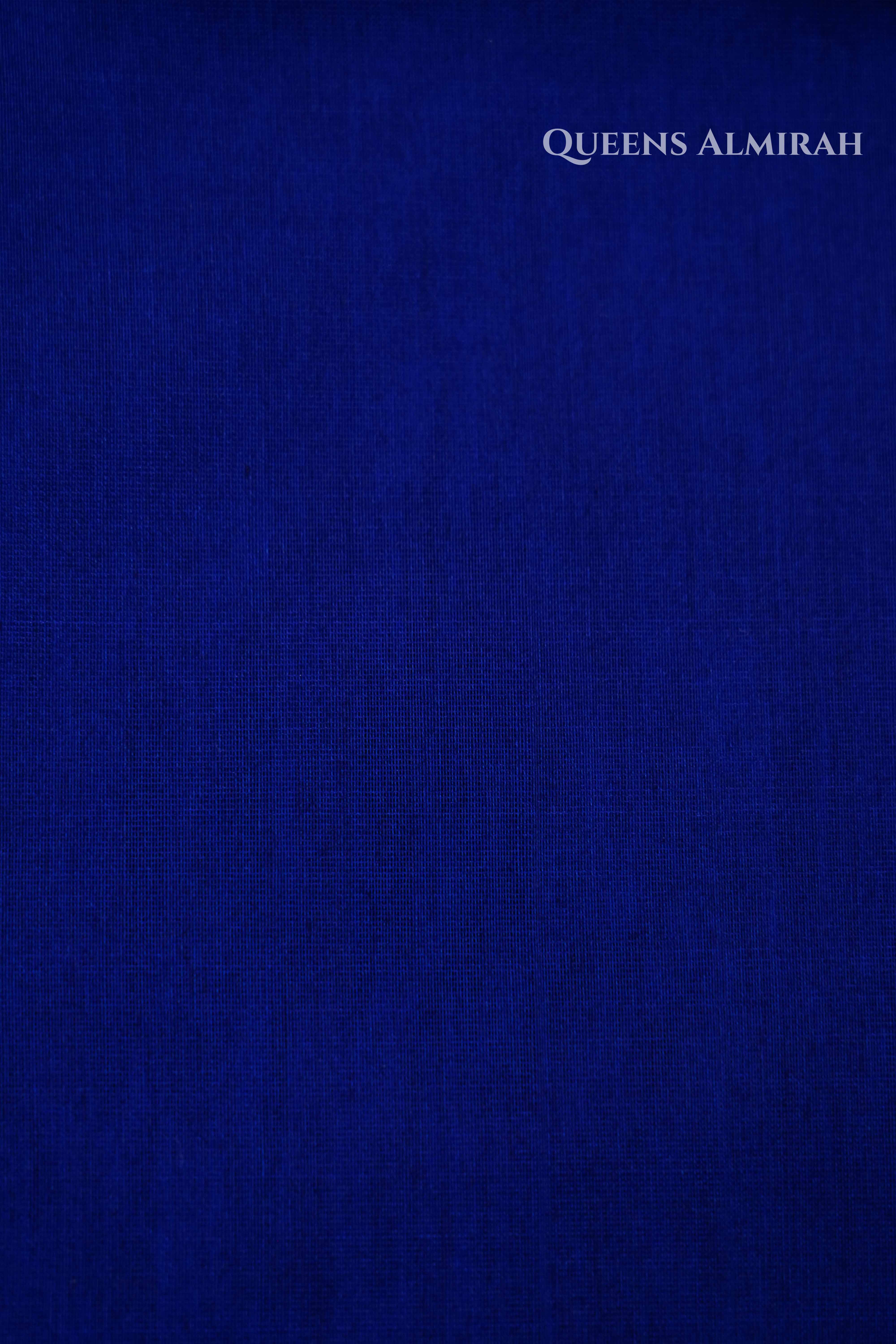 Royal Blue Maheshwari Silk Cotton Saree QUEENS ALMIRAH