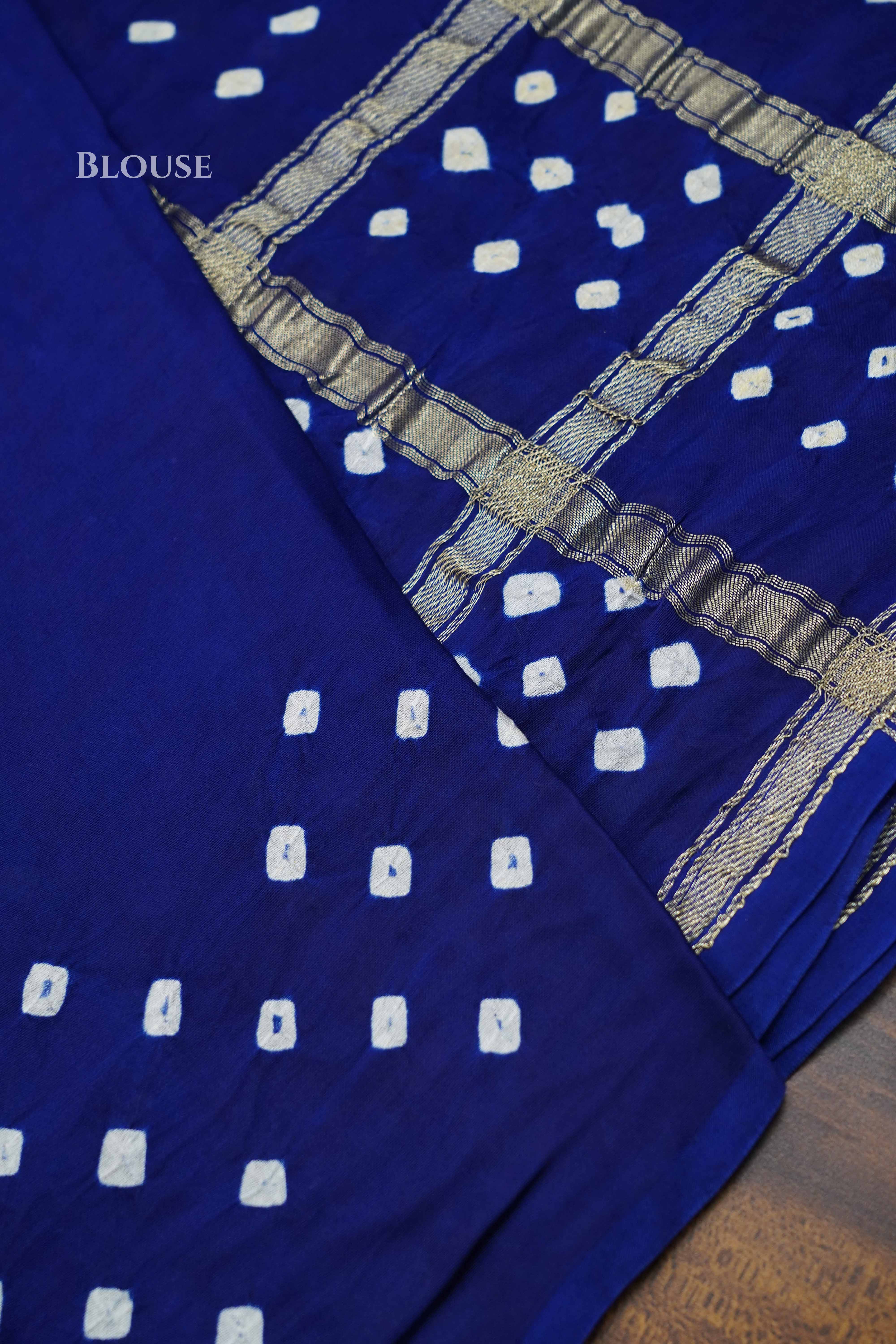 Royal Blue Modal Silk Saree QUEENS ALMIRAH