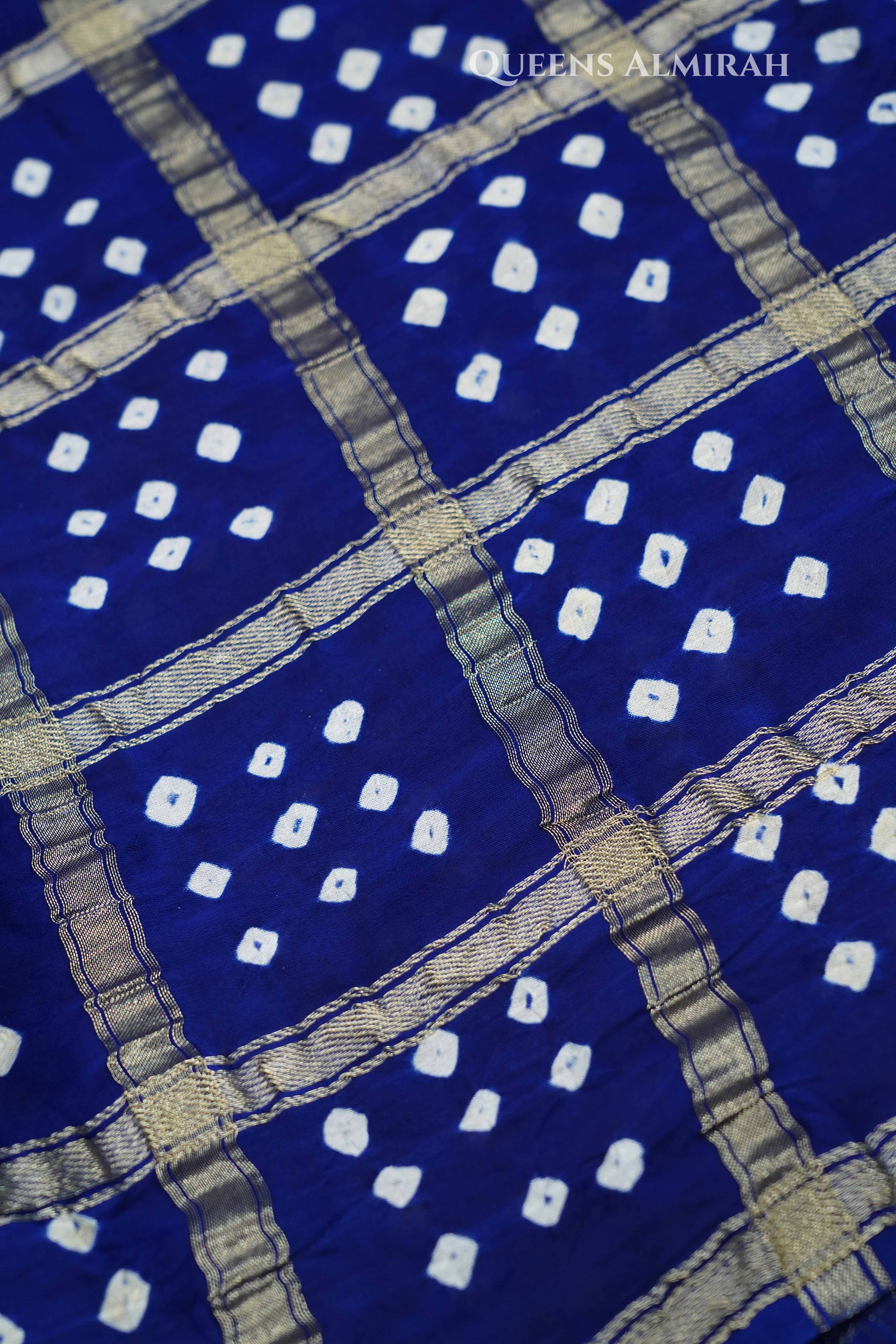 Royal Blue Modal Silk Saree QUEENS ALMIRAH