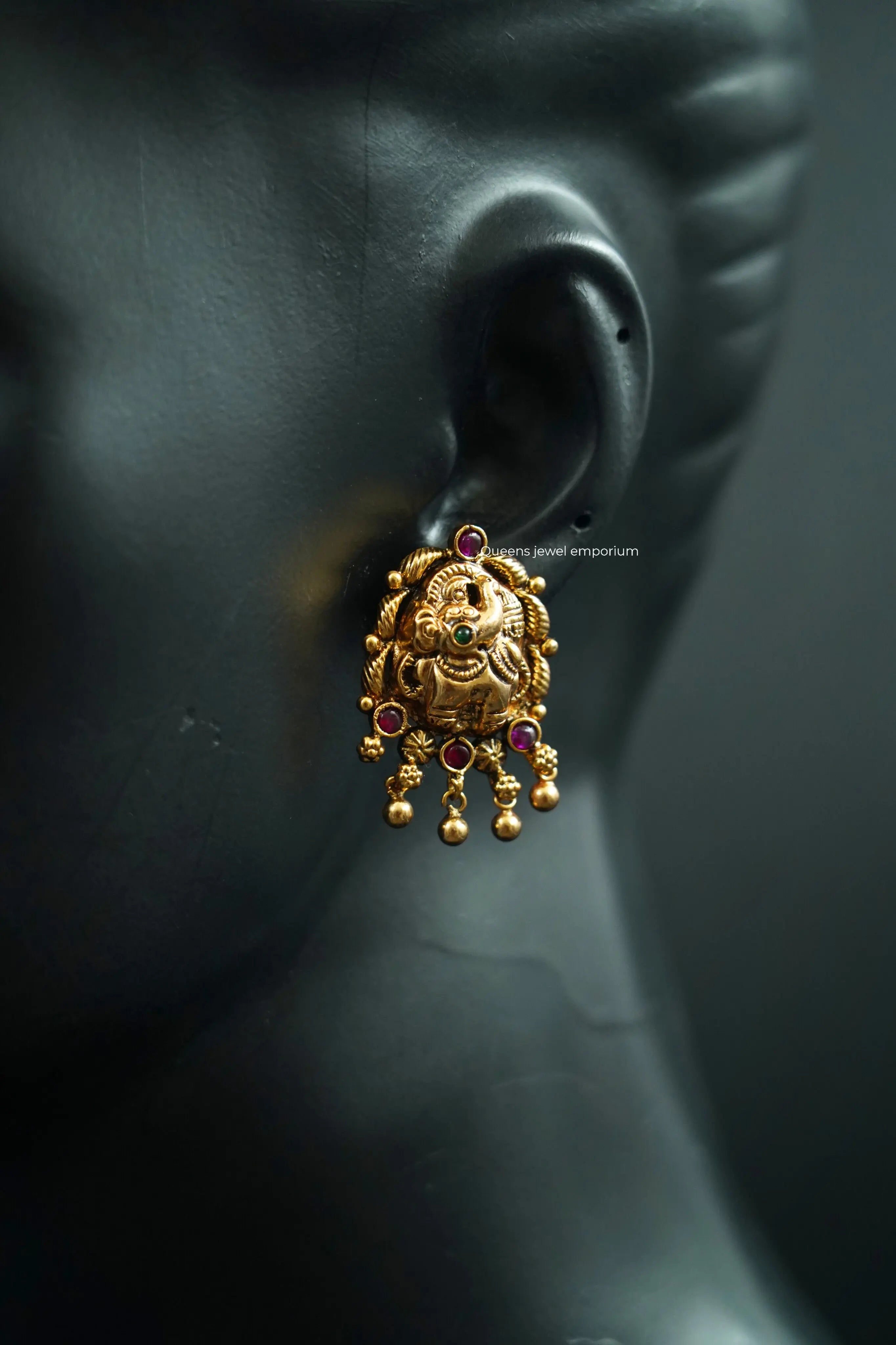 Royal Gaja Nagas Stud Queens Jewel Emporium