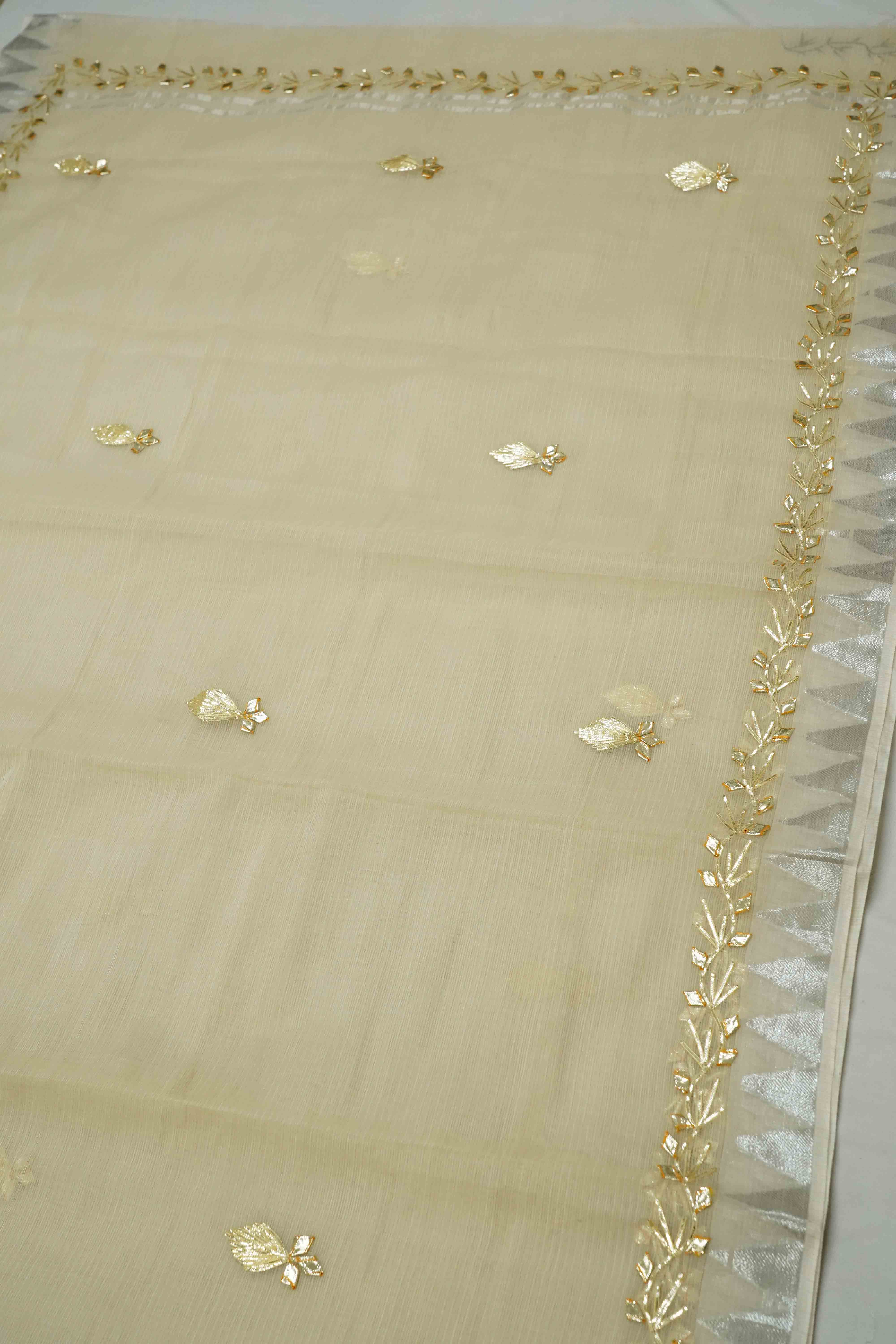 SANDAL KOTA COTTON SAREE - Queens Jewel Emporium